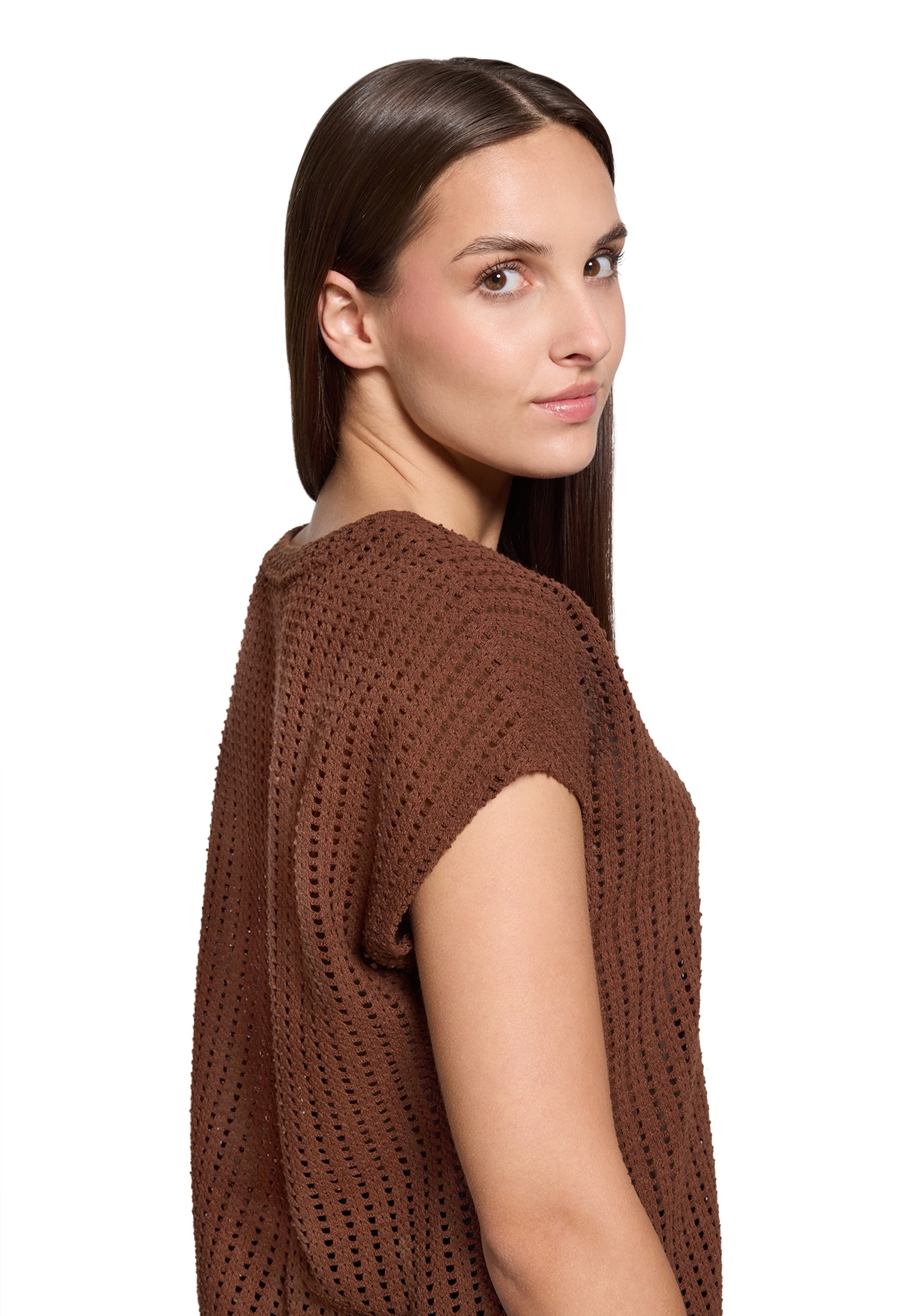 Betty&Co Rundhalsshirt »Strukturshirt kurzarm«