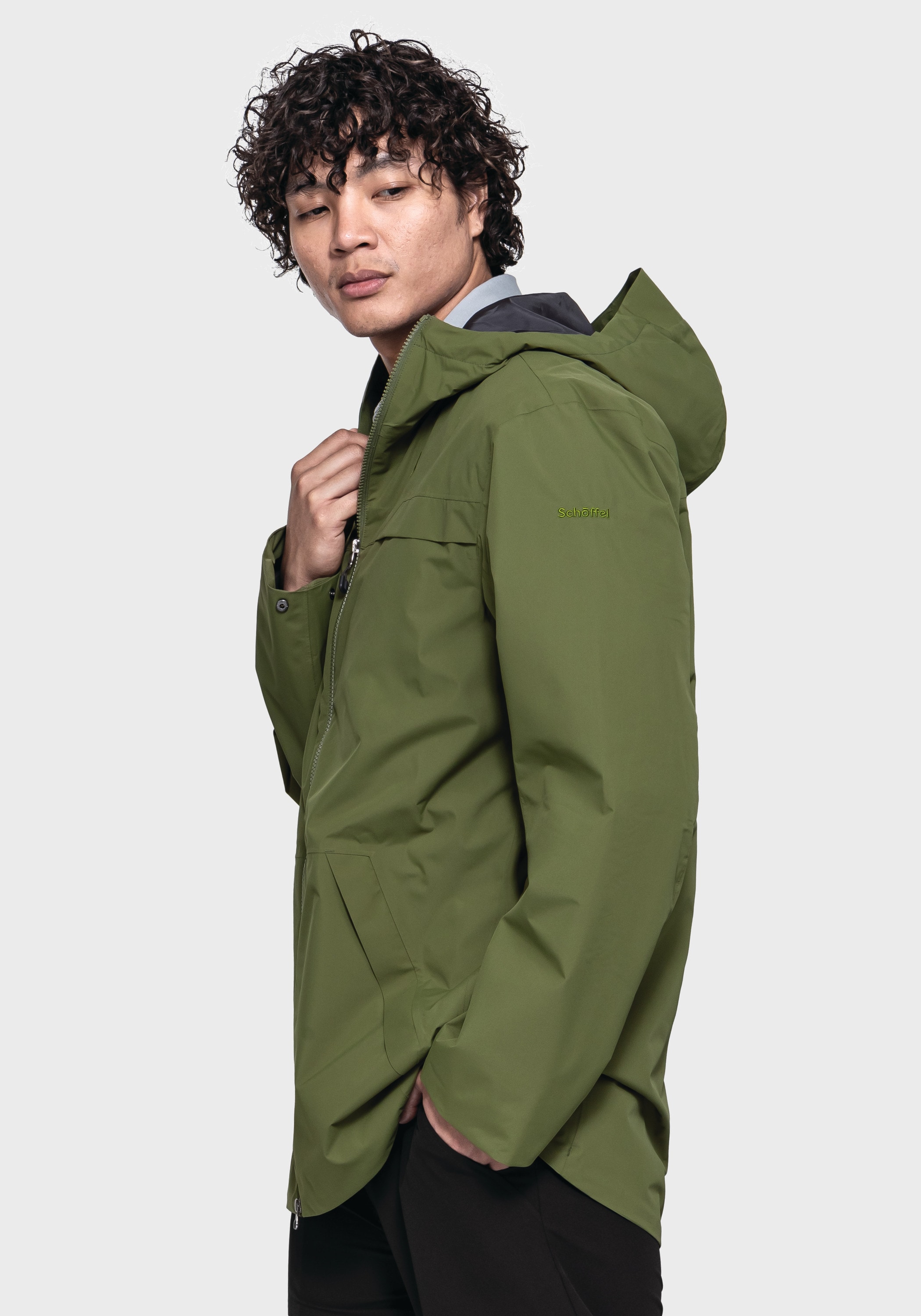 Schöffel Langjacke »Urban Parka Style Bohorok MNS«, mit Kapuze