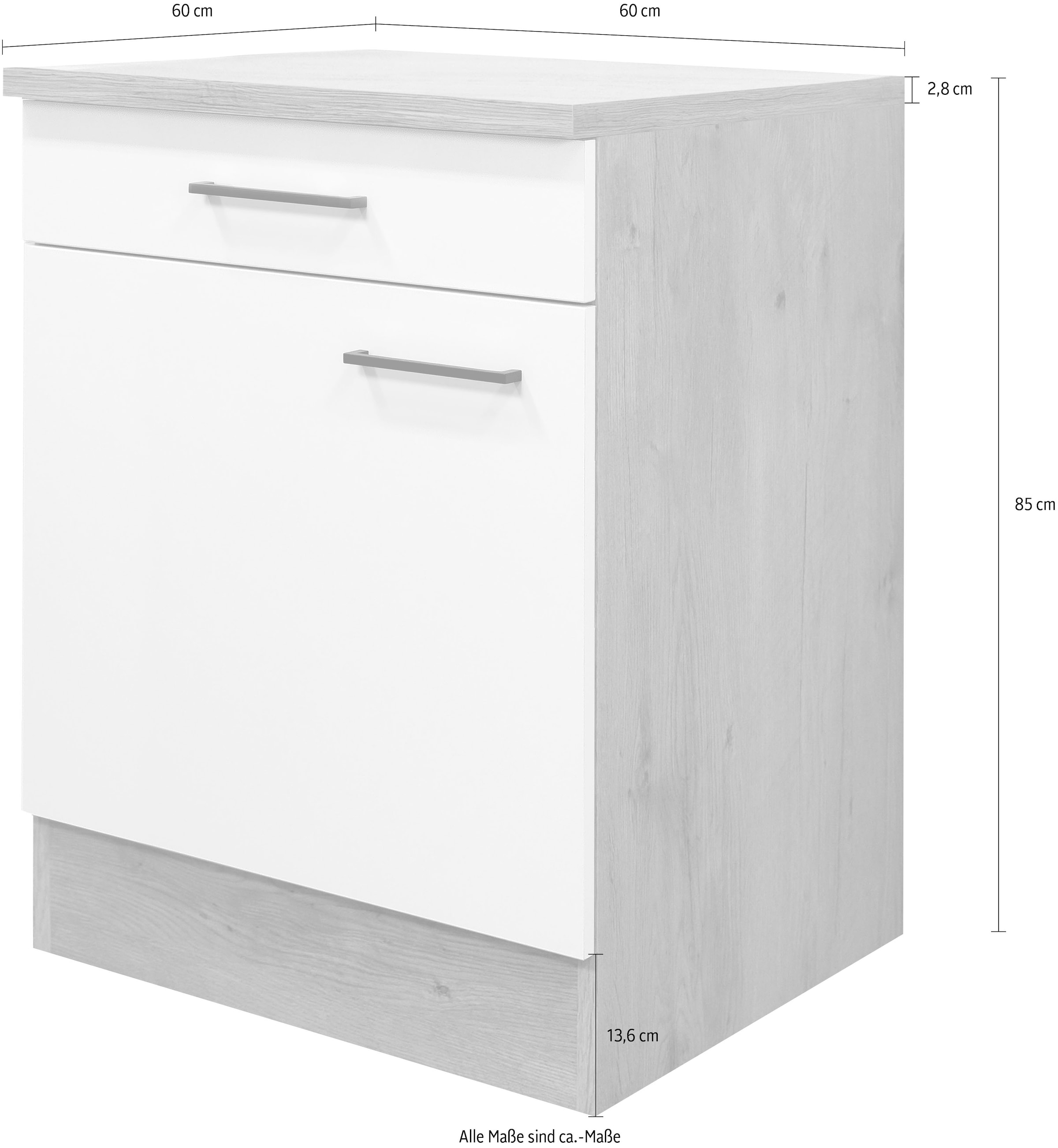 Flex-Well Unterschrank »Morena«, (B x H x T) 60 x 85 x 60 cm