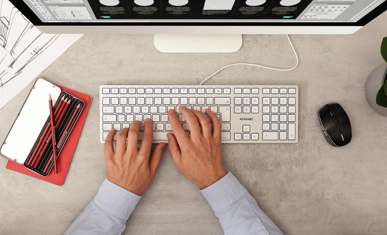 Cherry Tastatur »KC 6000 SLIM FOR MAC«