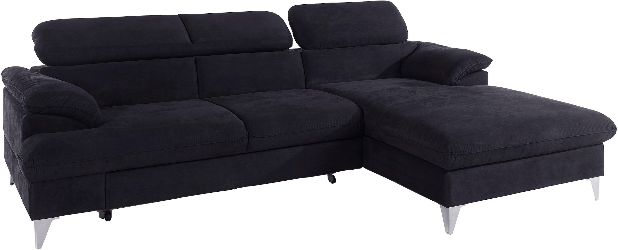 COTTA Ecksofa »Caluso L-Form«, inklusive Kopfteilverstellung, wahlweise mit Bettfunktion