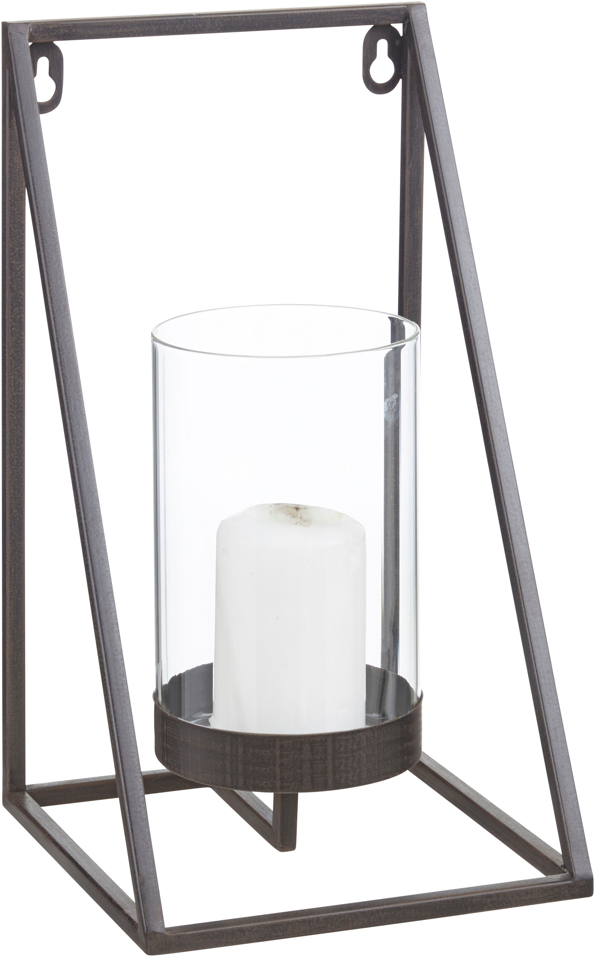 OTTO home Wandkerzenhalter »Industrial Candleholder« Industrial, modern, Metall, schwarz