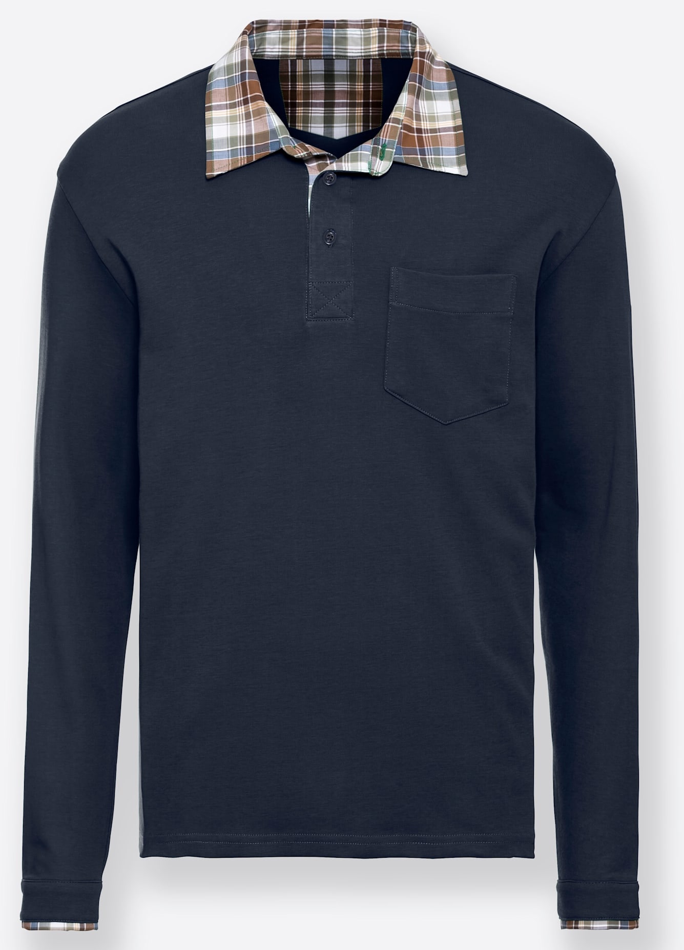 Poloshirt »Langarm-Poloshirt«