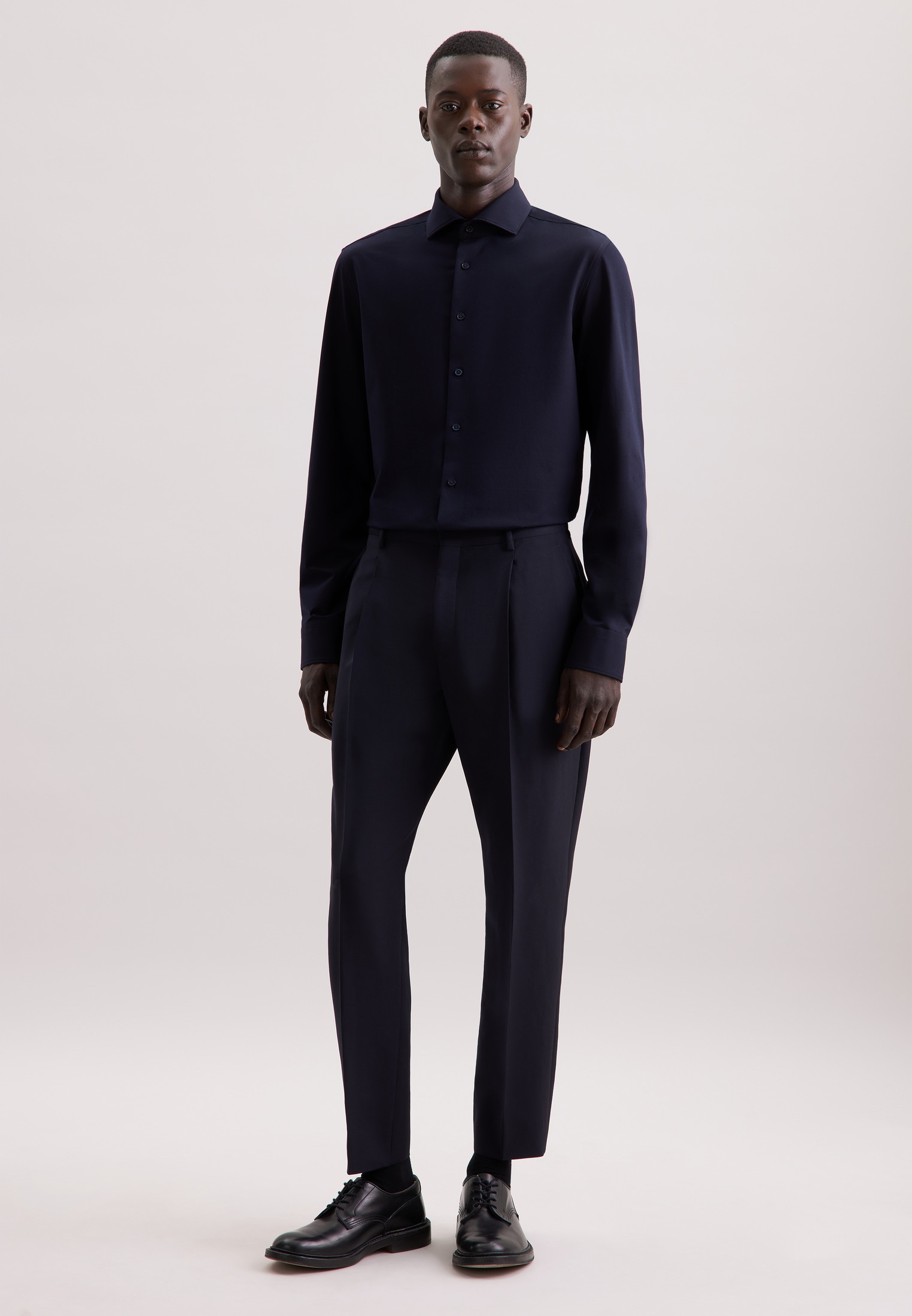 seidensticker Businesshemd »Schwarze Rose« Slim 1/1 Kentkragen Uni