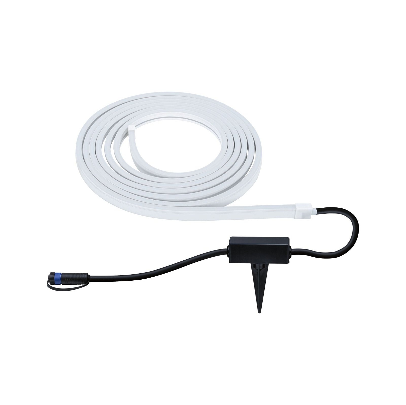 Paulmann LED Gartenstrahler »Plug & Shine Stripe Smooth Einzelstripe IP67 RGBW+ 22W Weiß«, 1 flammig, Smart Home Zigbee 3.0