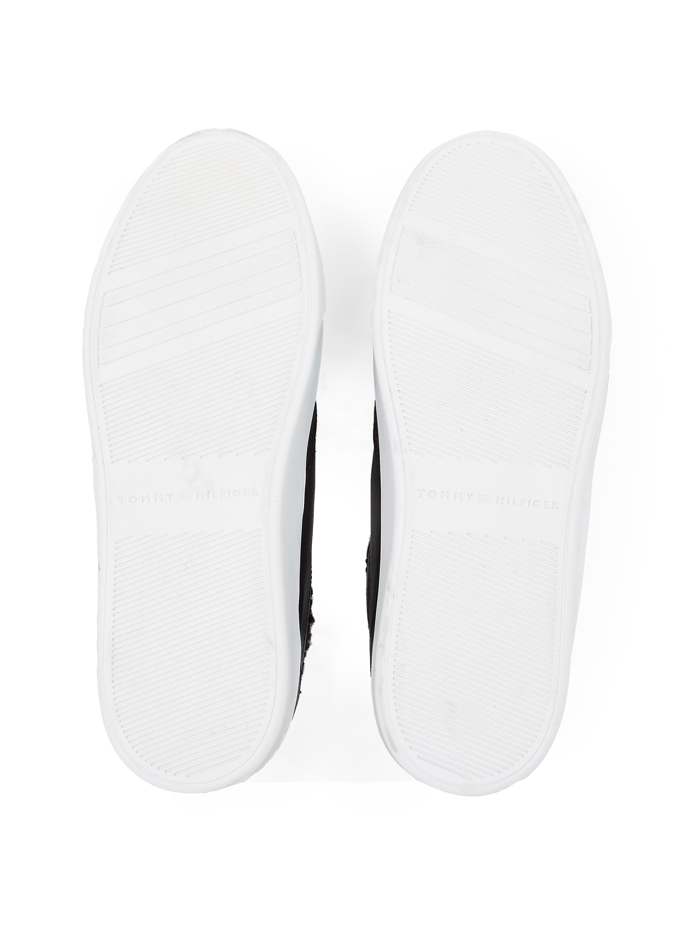 Tommy Hilfiger Plateausneaker »ESSENTIAL PLATFORM SNEAKER FUR«, Freizeitschuh, Halbschuh, Schnürschuh mit seitlichem TH-Logo