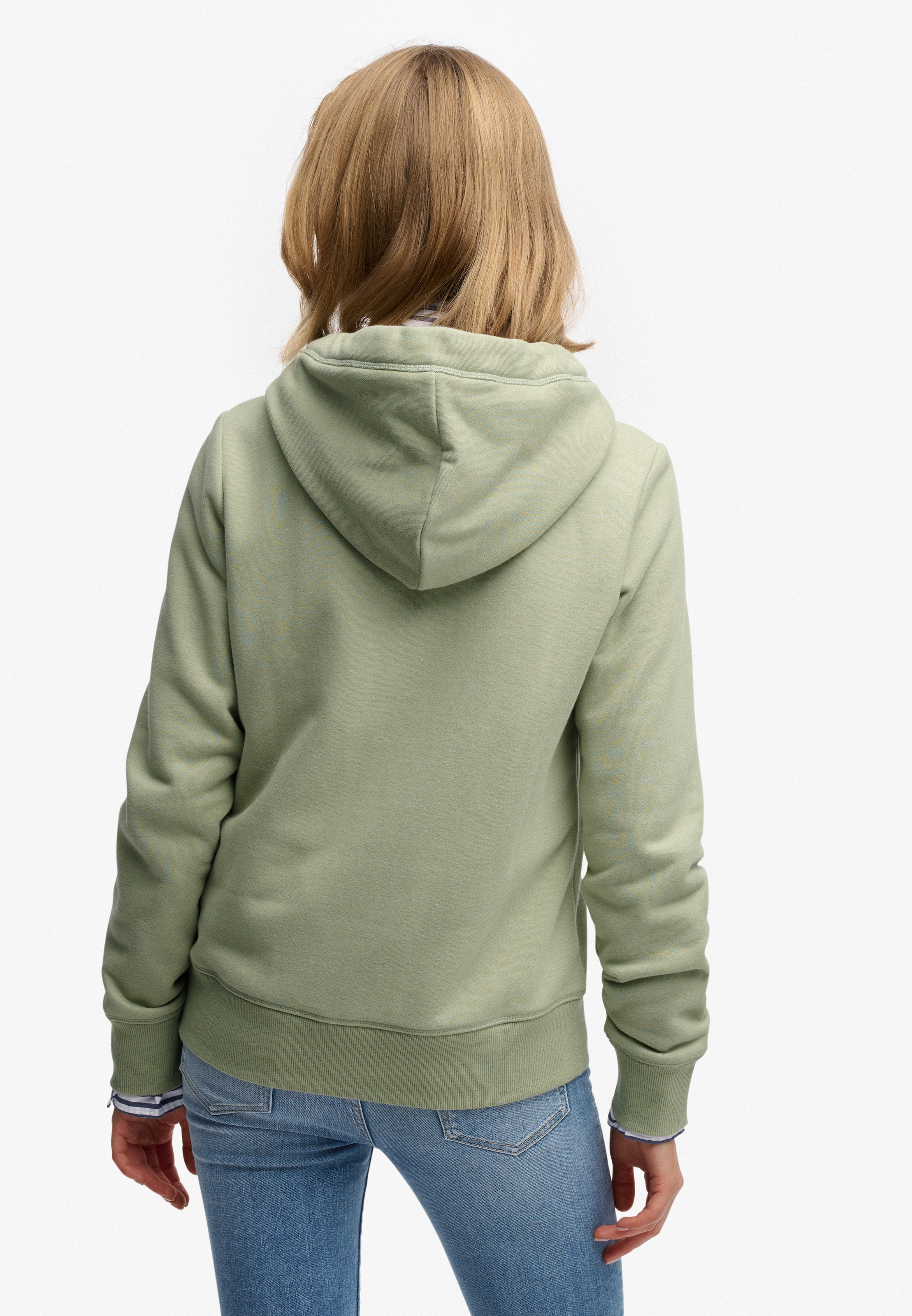 Superdry Kapuzensweatjacke »Essential Logo Ziphood Hb« Mit Logostickerei