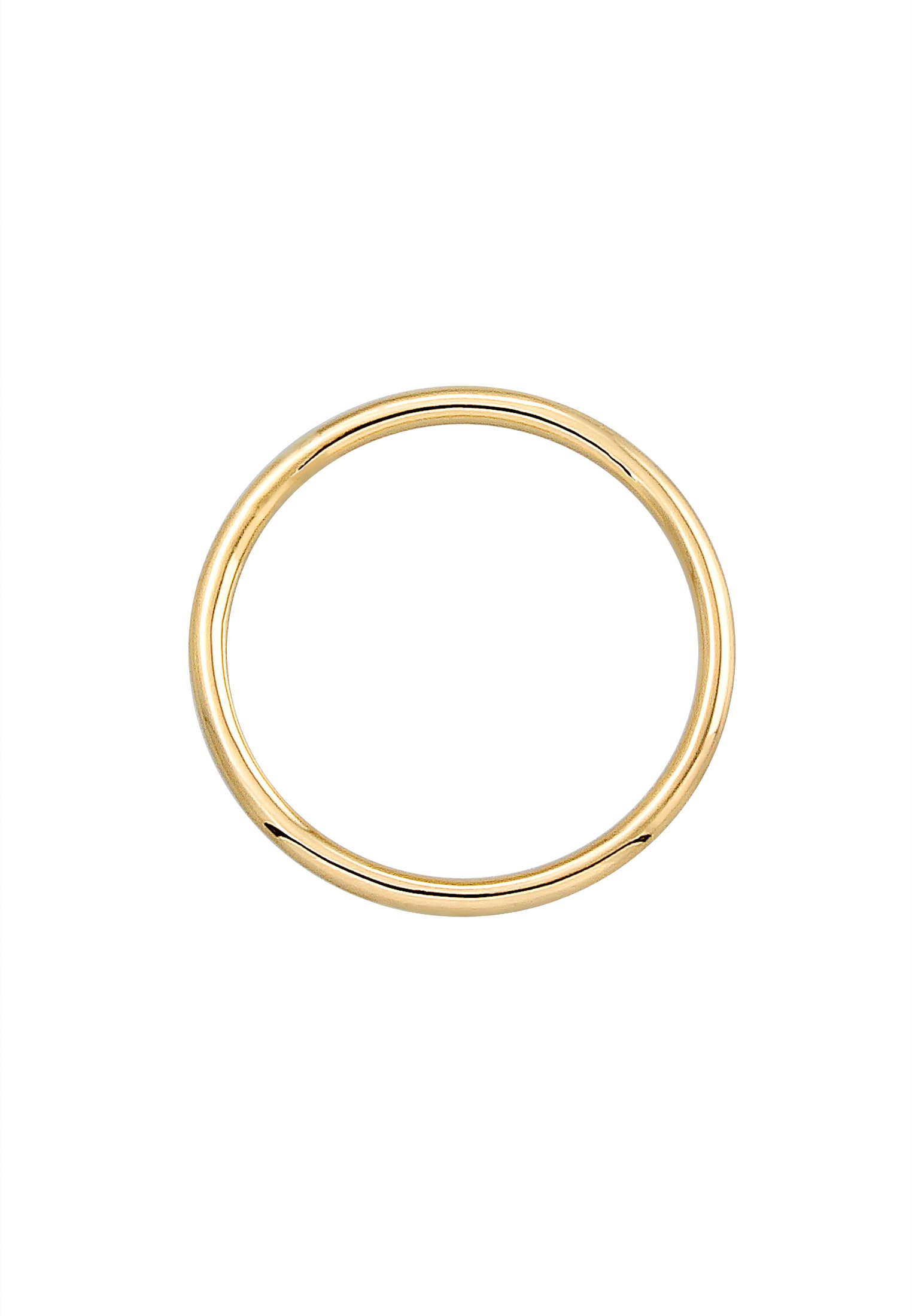 Elli Premium Fingerring »Ring Bandring Ehering Trauring Hochzeit 585er Gelbgold«