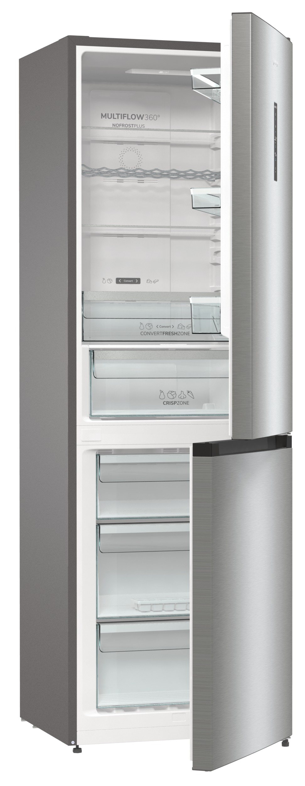 GORENJE Kühl-/Gefrierkombination »NRK619C61X4OT« 185 cm hoch 60 cm breit AdaptTech - des Gerät passt sich Ihren Bediengewohnheiten an