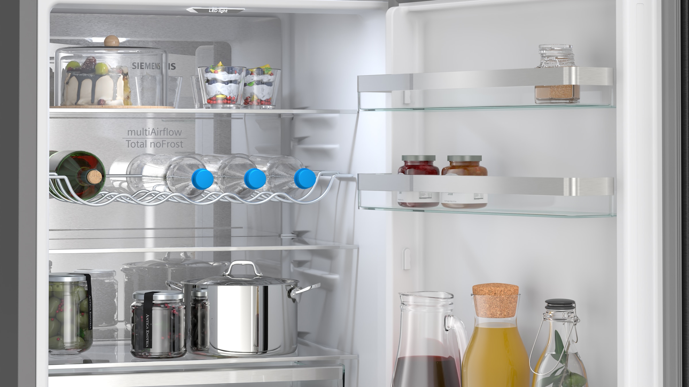 SIEMENS Kühl-/Gefrierkombination iQ300 »KG36NVXBG« 186 cm hoch 60 cm breit hyperFresh System für frisches Obst und Gemüse sowie Total noFrost