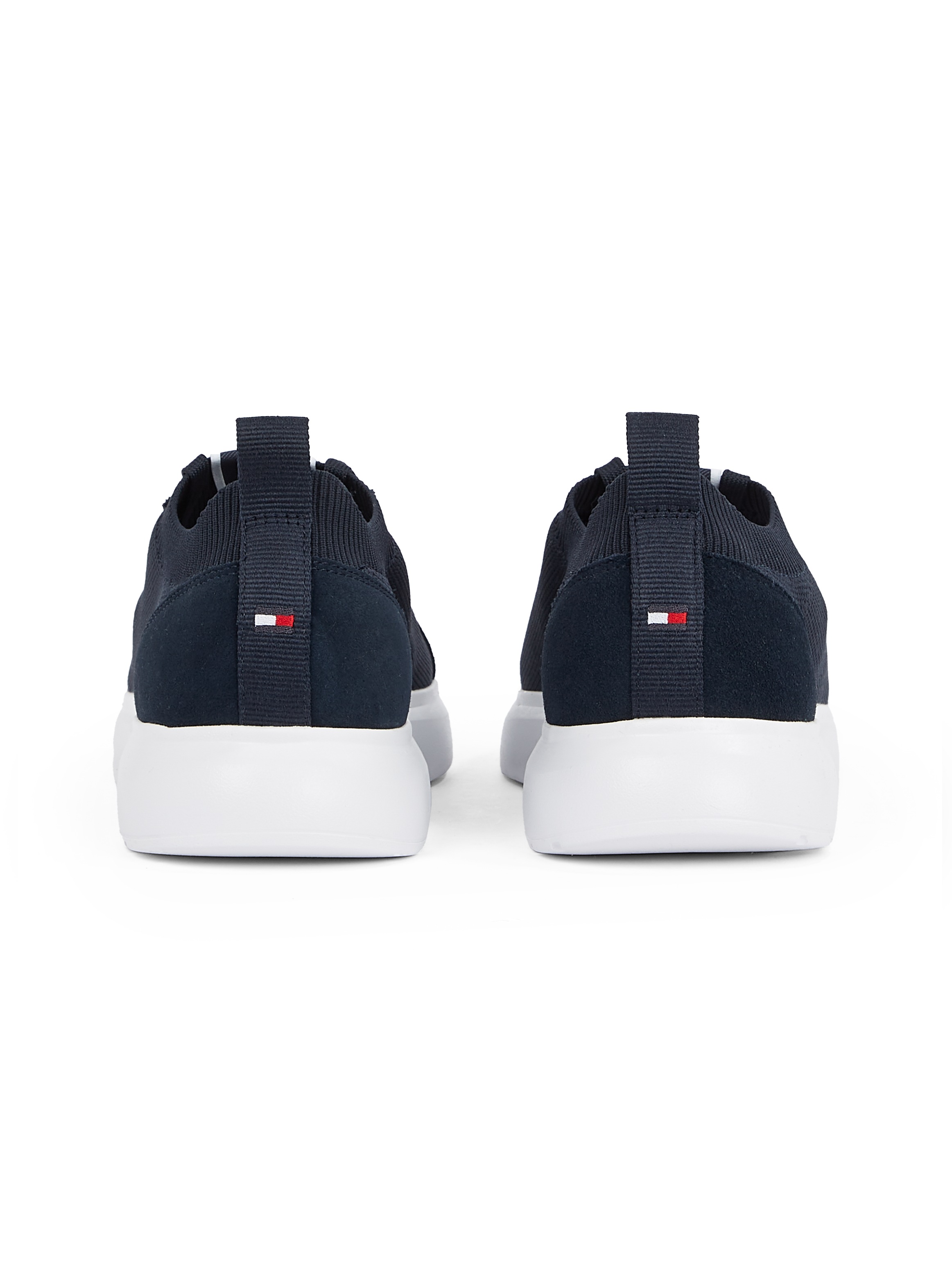 Tommy Hilfiger Sneaker »LIGHT CUPSOLE KNIT SEASONAL«, Freizeitschuh, Halbschuh, Schnürschuh mit Logoschriftzug