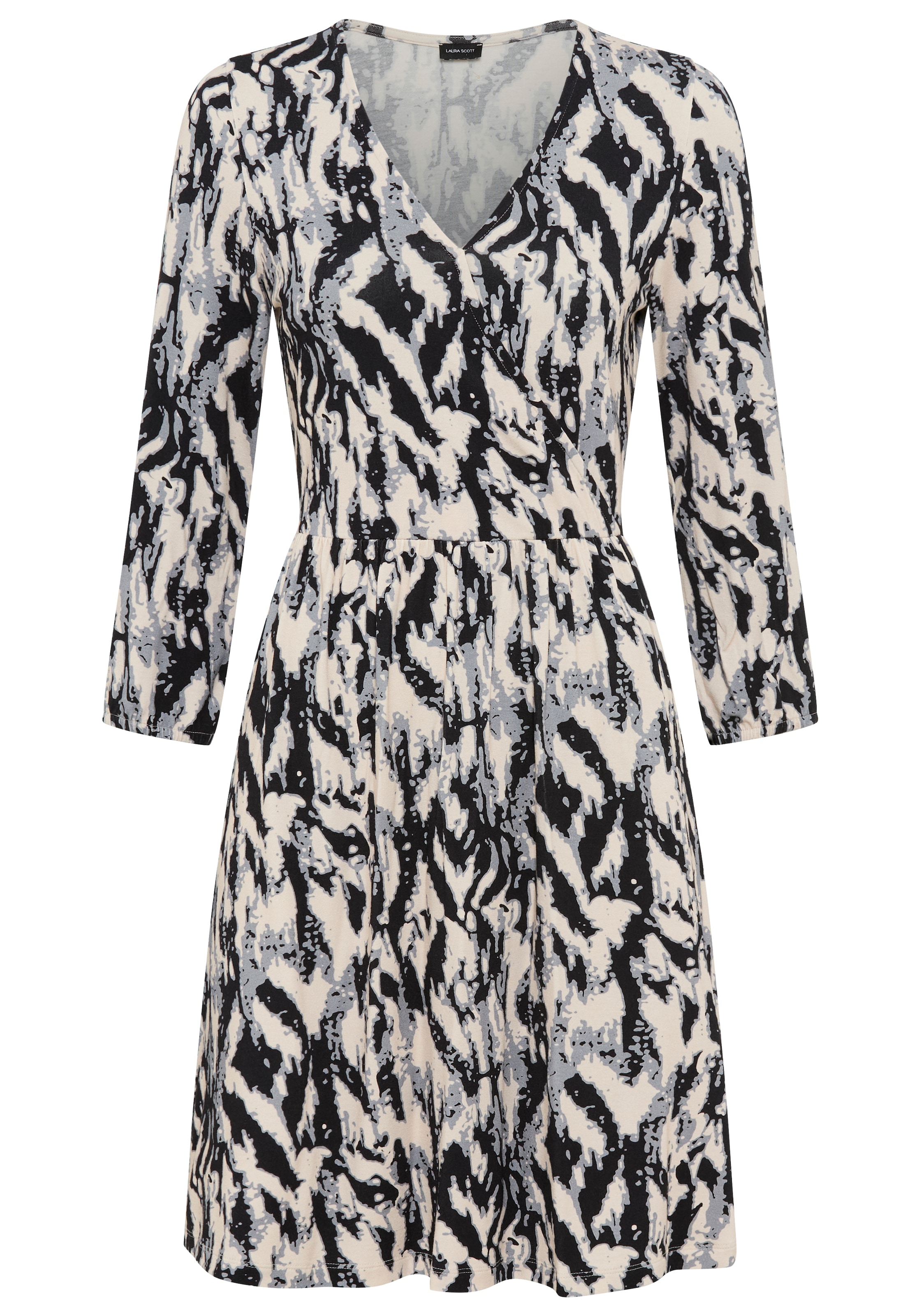 Laura Scott Jerseykleid, mit modischem Muster - NEUE KOLLEKTION