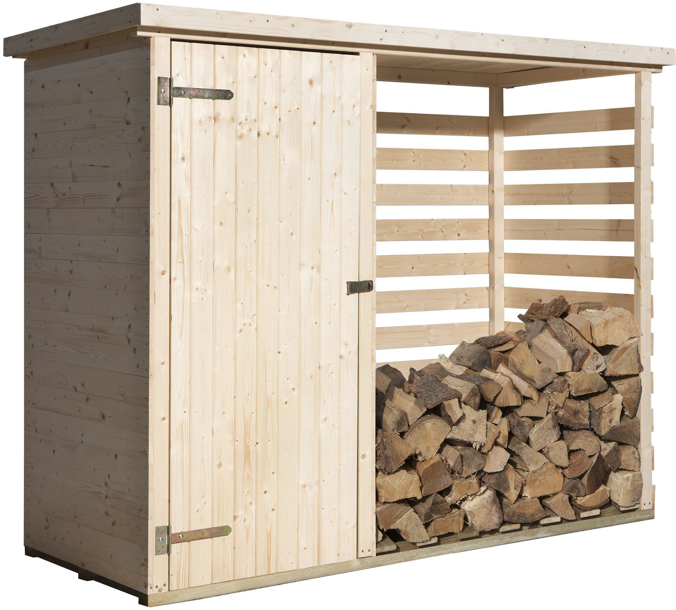 weka Kaminholzregal »Brennholzlager 663«, mit Geräteraum online kaufen |  mit 3 Jahren XXL Garantie