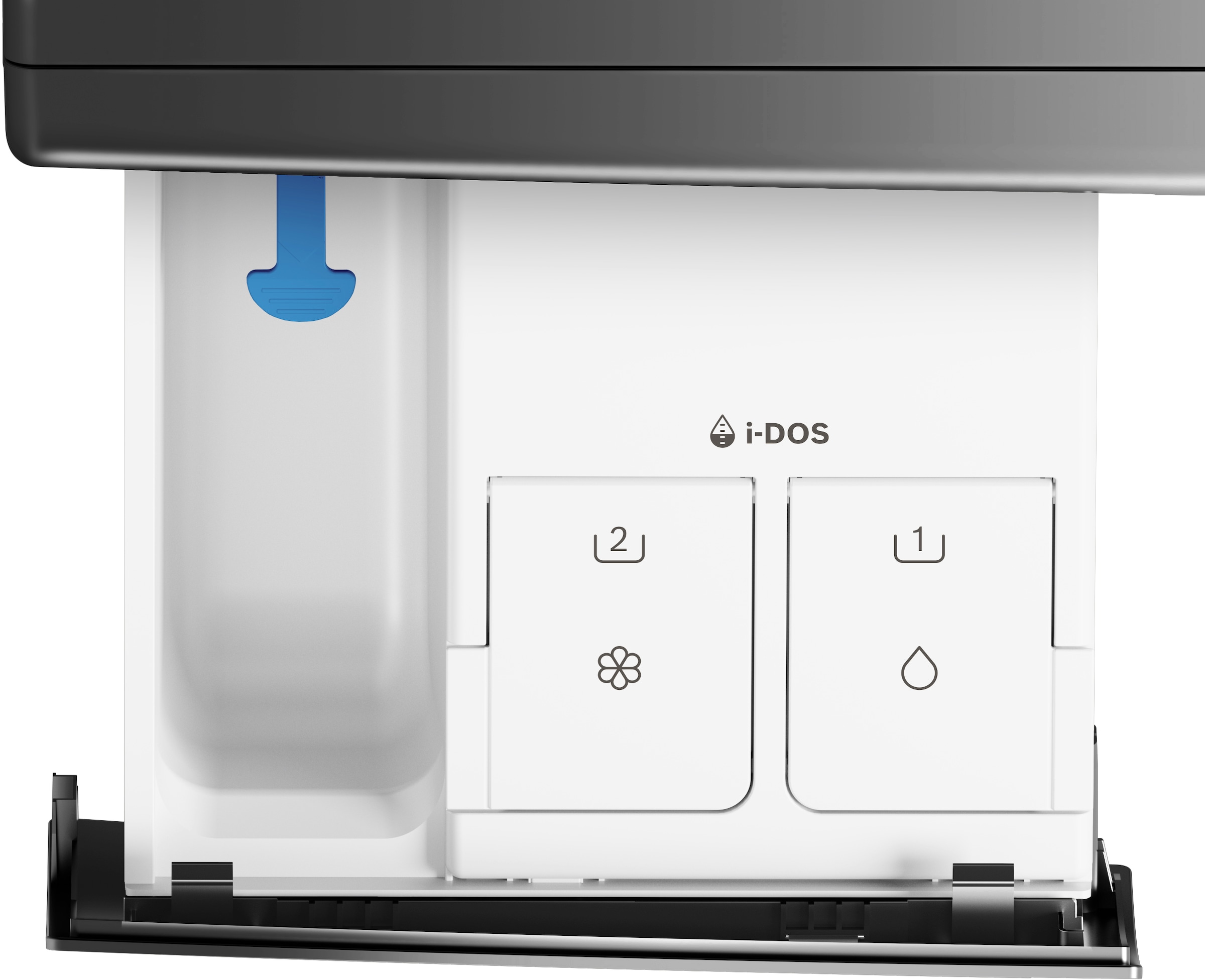 BOSCH Waschtrockner »WNC254AS0«, Serie 8, i-DOS dosiert exakt die benötigte Wasser- und Waschmittelmenge