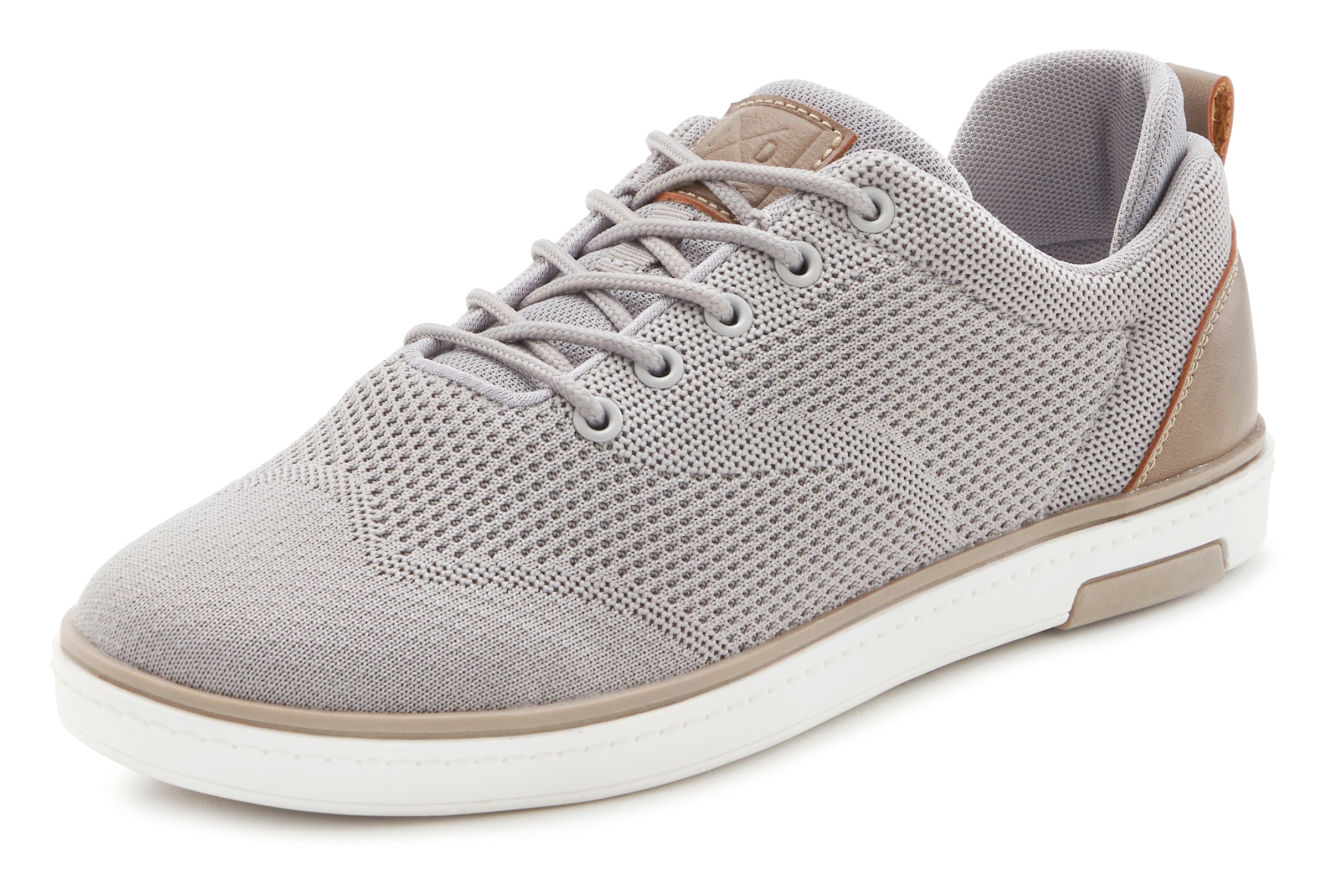 John Devin Sneaker »Schnürschuh«, Mesh-Optik, Freizeitschuh, Halbschuh, Schnürhalbschuh Unisex VEGAN