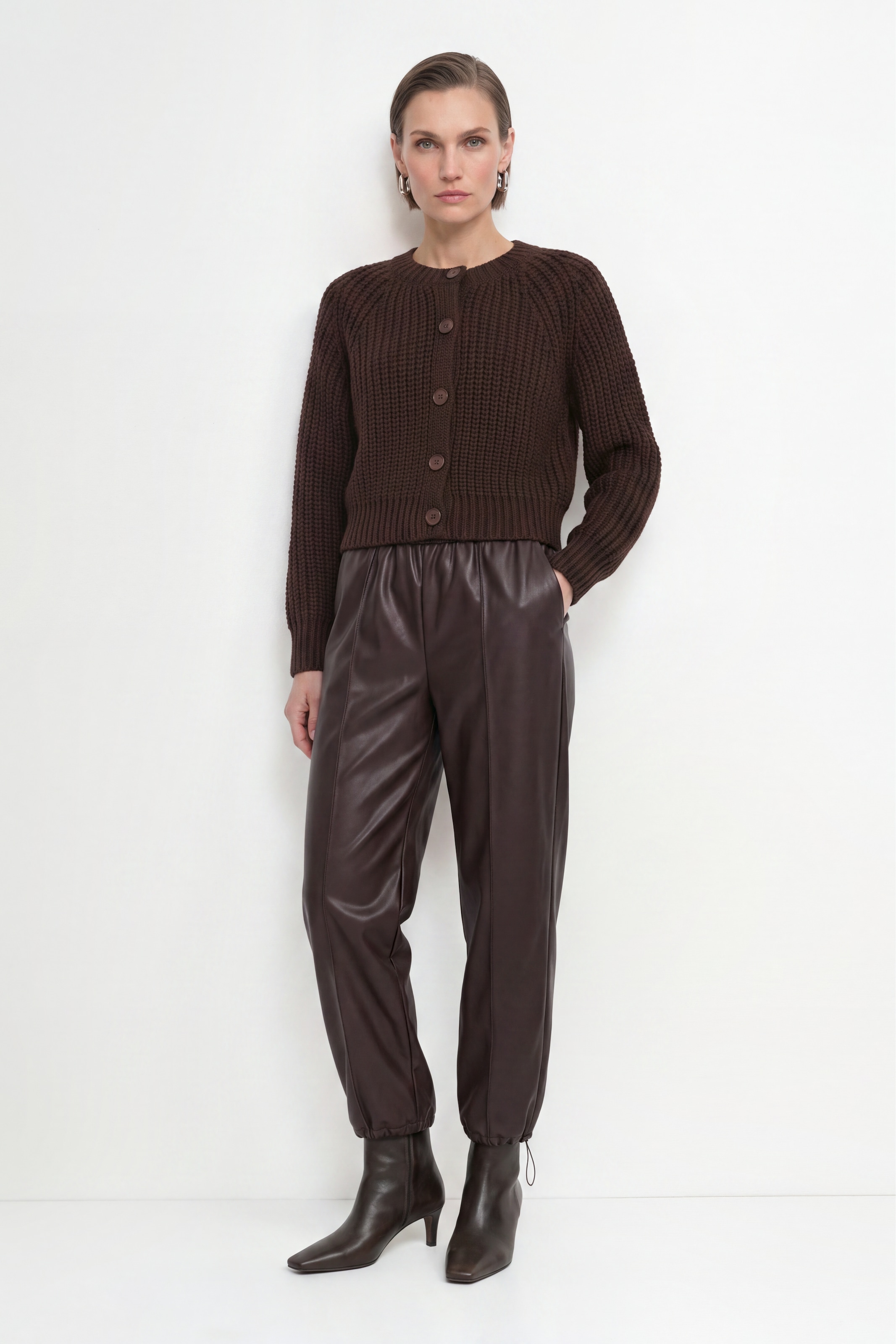 RICHROYAL Strickjacke Regular fit mit Rundhalsausschnitt