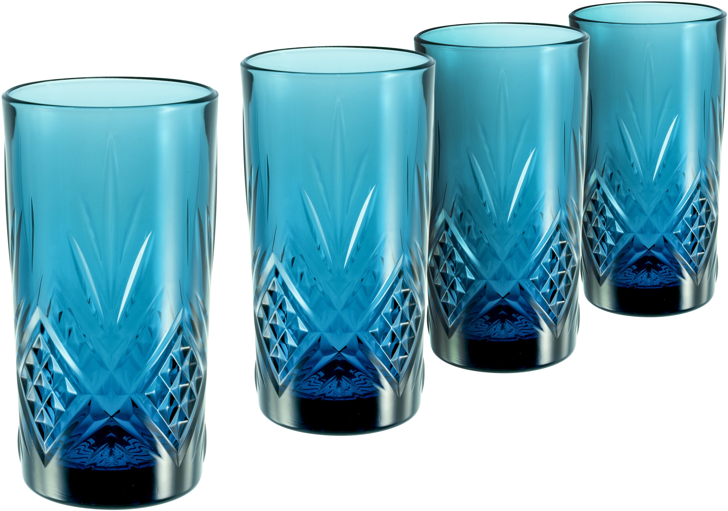 CreaTable Longdrinkglas »Trinkglas Eugene«, (Set, 4 tlg.), Gläser Set, Wasserglas mit... kaufen