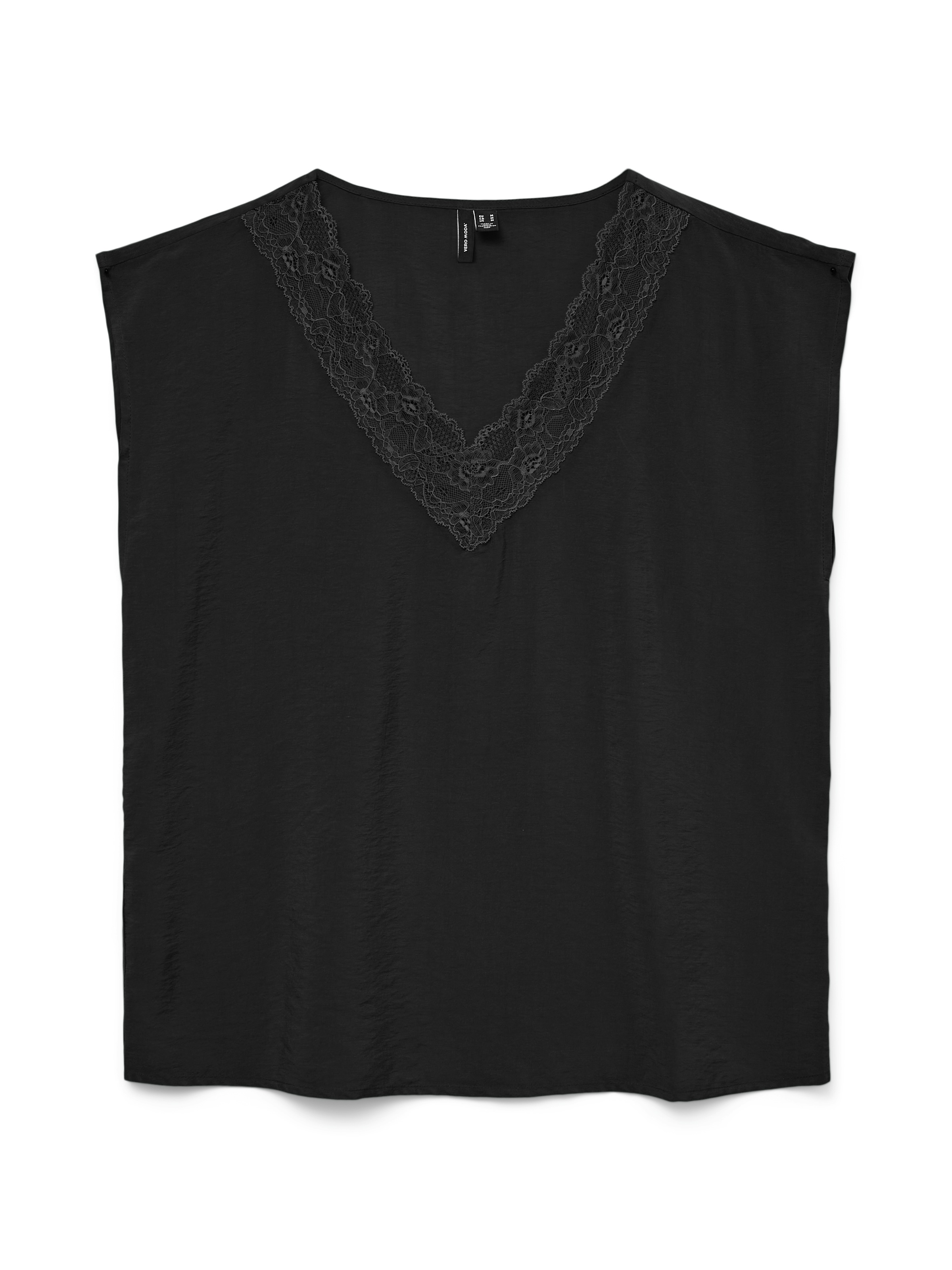 Vero Moda Spitzentop »VMSAFA SL V-NECK LACE TOP WVN GA NOOS«