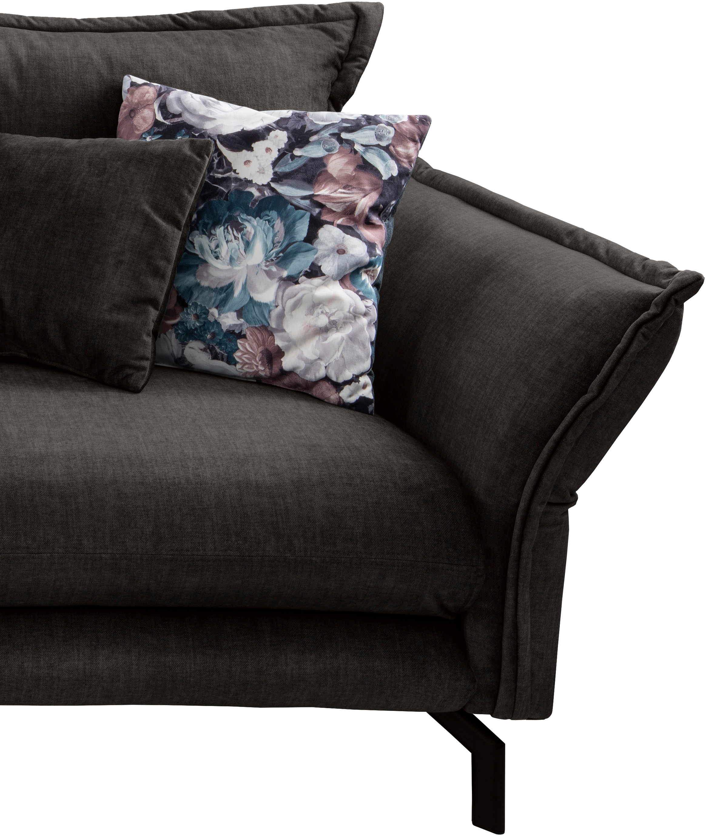 Home affaire 2-Sitzer »LAVA  Breite 168 cm, modern & elegant, aktuelle Kissenoptik, bequem« Armlehnen verstellbar