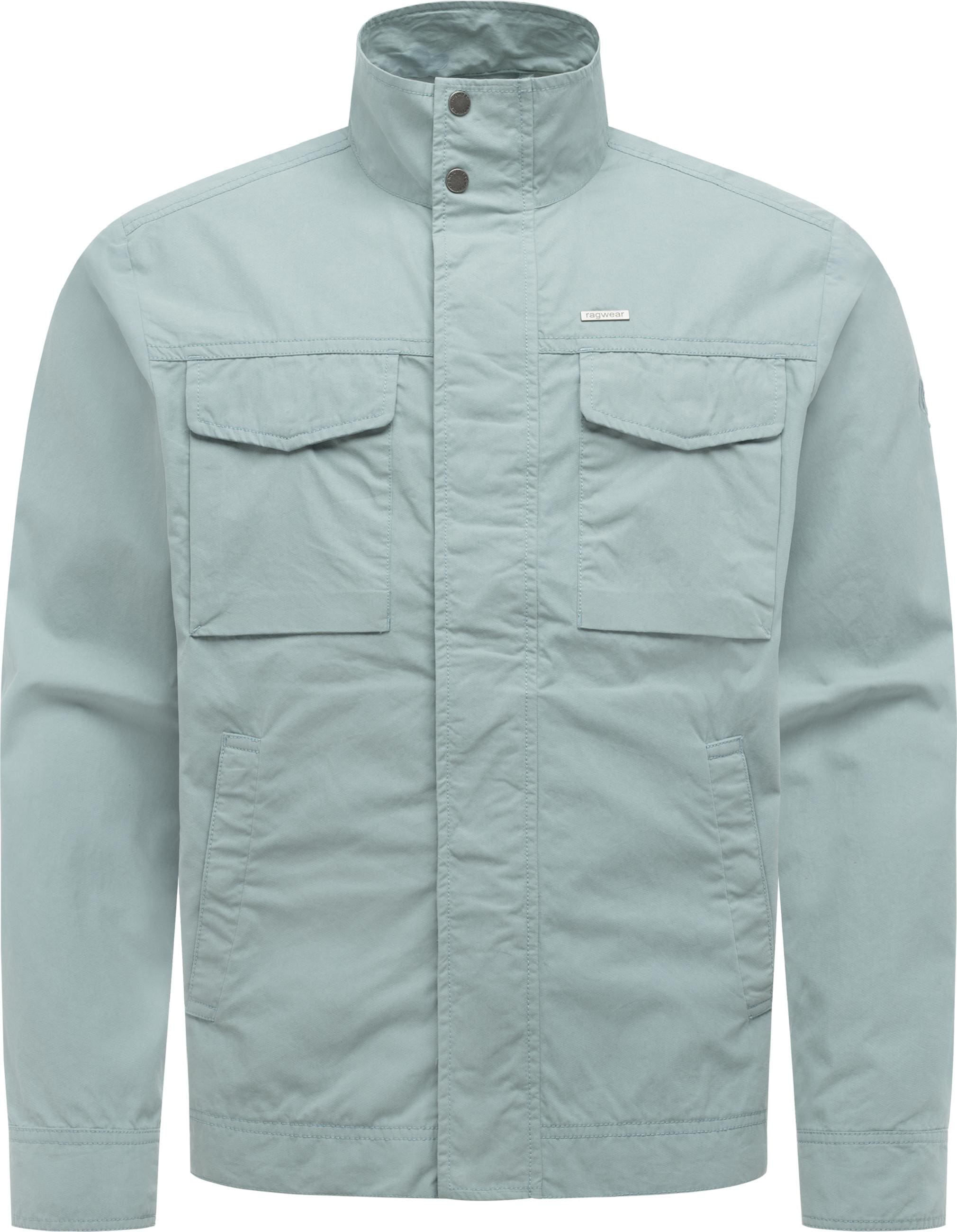 Ragwear Outdoorjacke »Anorak Murpho« ohne Kapuze Leichte Übergangsjacke mit Brusttaschen
