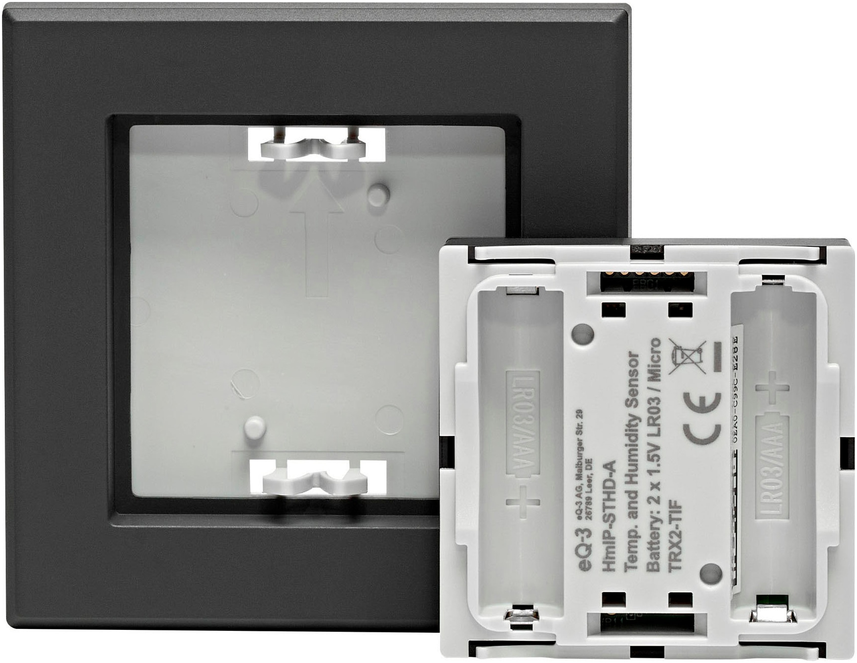 Homematic IP Smart-Home-Zubehör »Temperatur- und Luftfeuchtigkeitssensor mit Display - innen«, (1 St.)