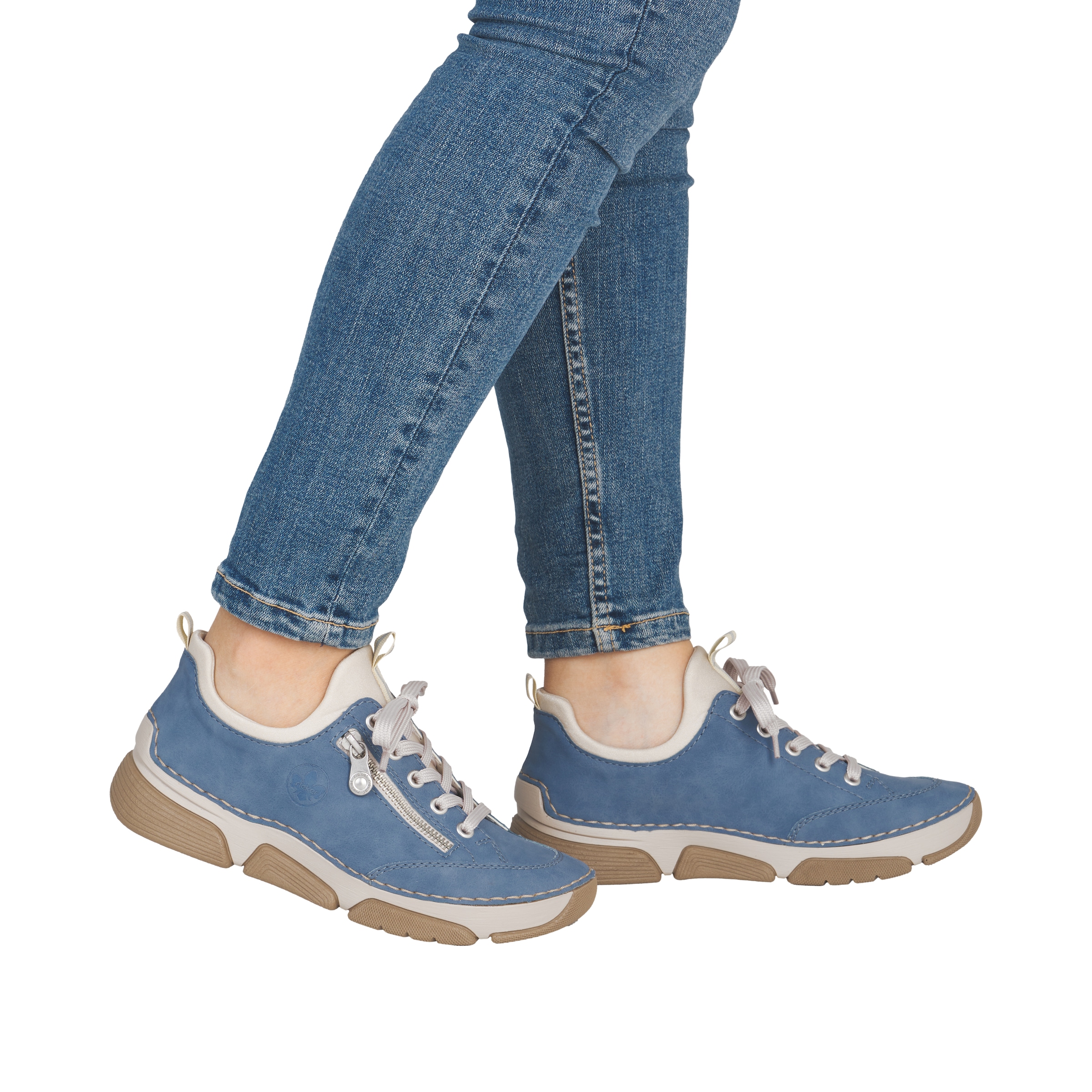 Rieker Slip-On Sneaker  Schlupfschuh, Halbschuh, Freizeitschuh mit weicher Innensohle