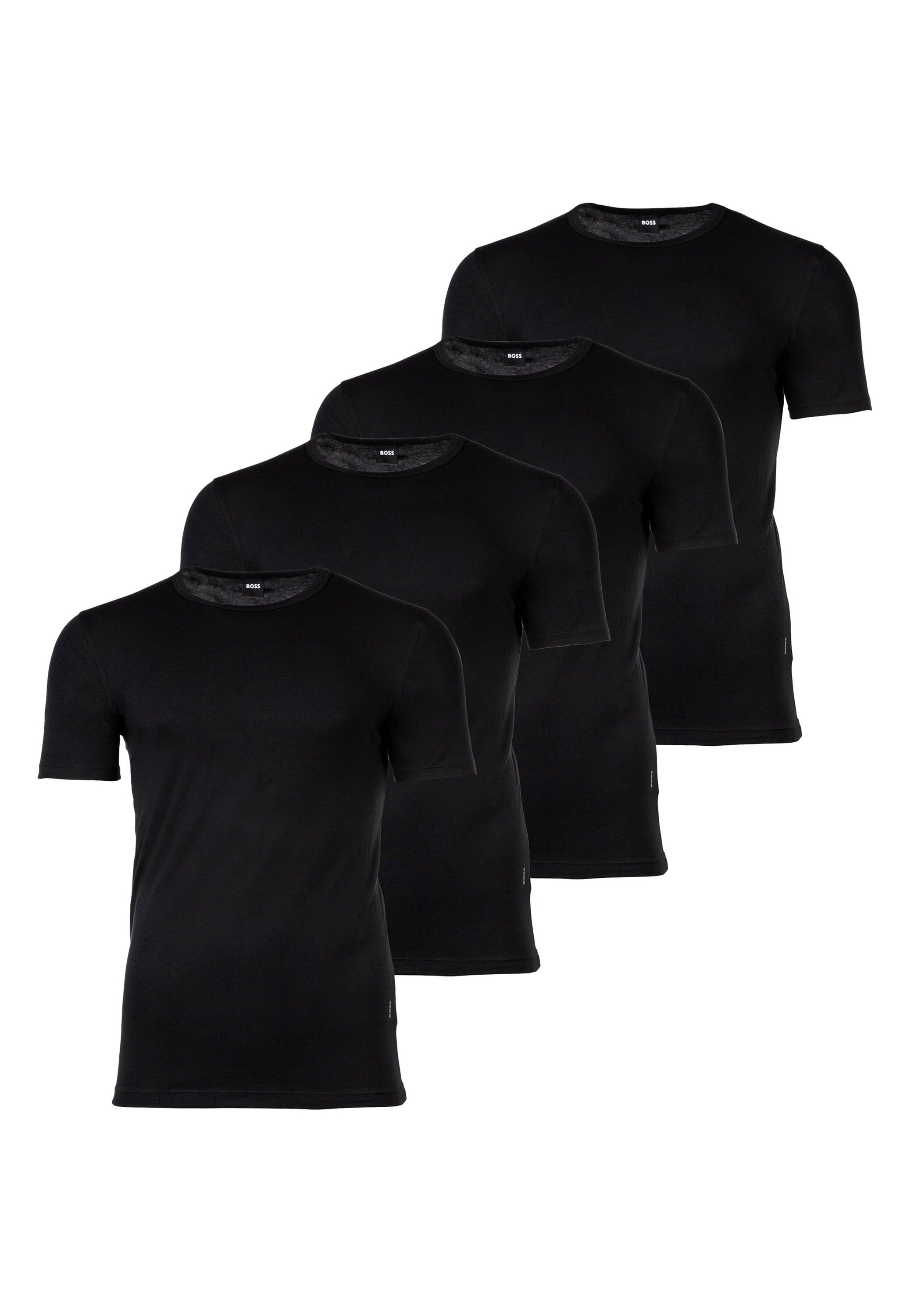 BOSS Unterhemd »Unterhemd TShirtRN 2P Modern 4er Pack«