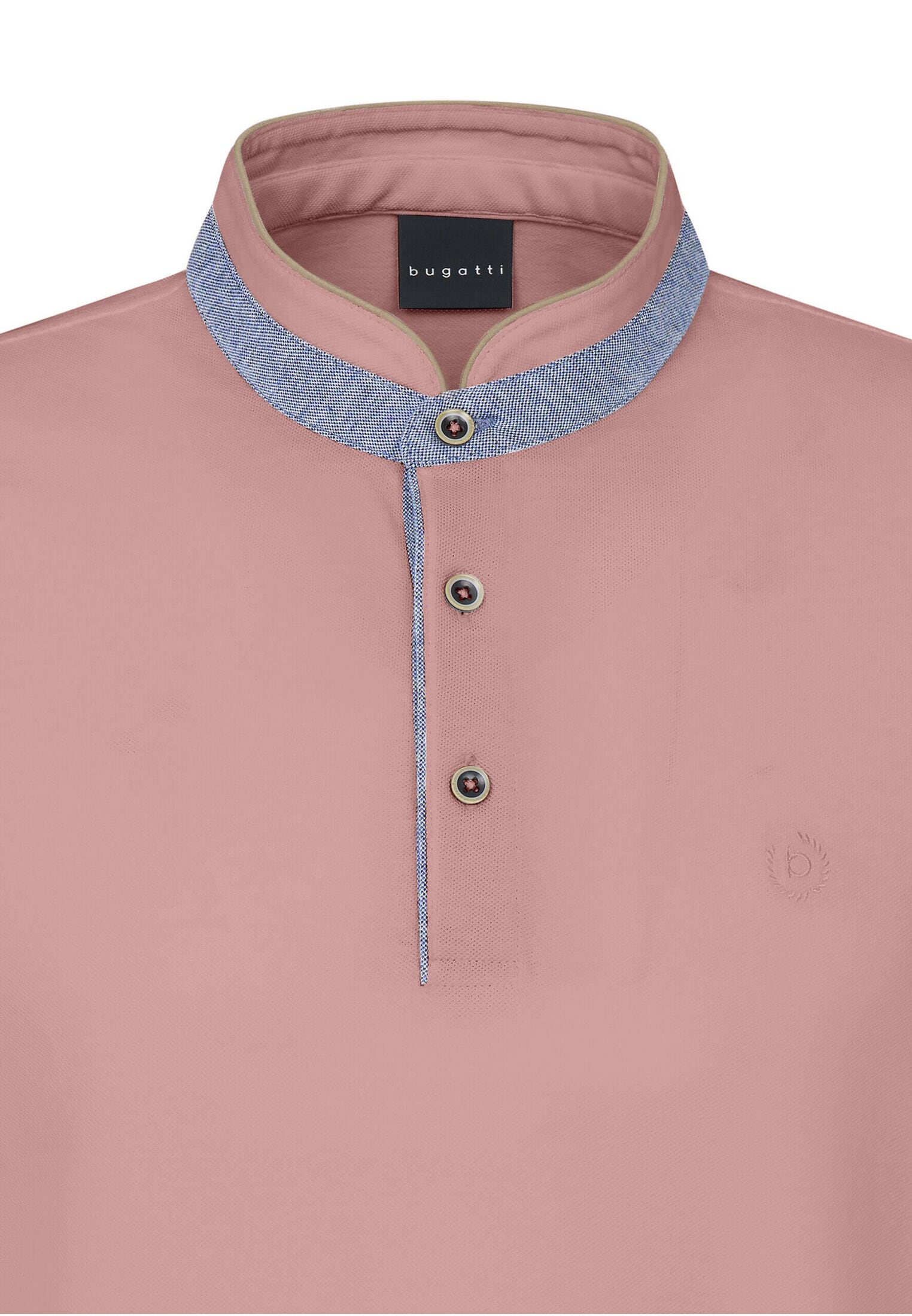 bugatti Poloshirt, mit Stehkragen