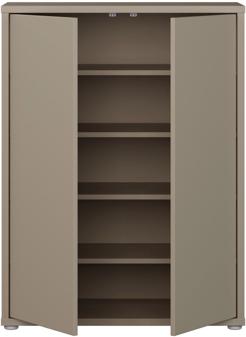 FORTE Schuhschrank »Alice Springs, Schuhschrank, Platz für 15 Paar Schuhe, 2 Türen« B/H/T 74,5/99,1/34,9 cm,  Stauraumschrank, Mehrzweckschrank, grifflose Front, Push to open