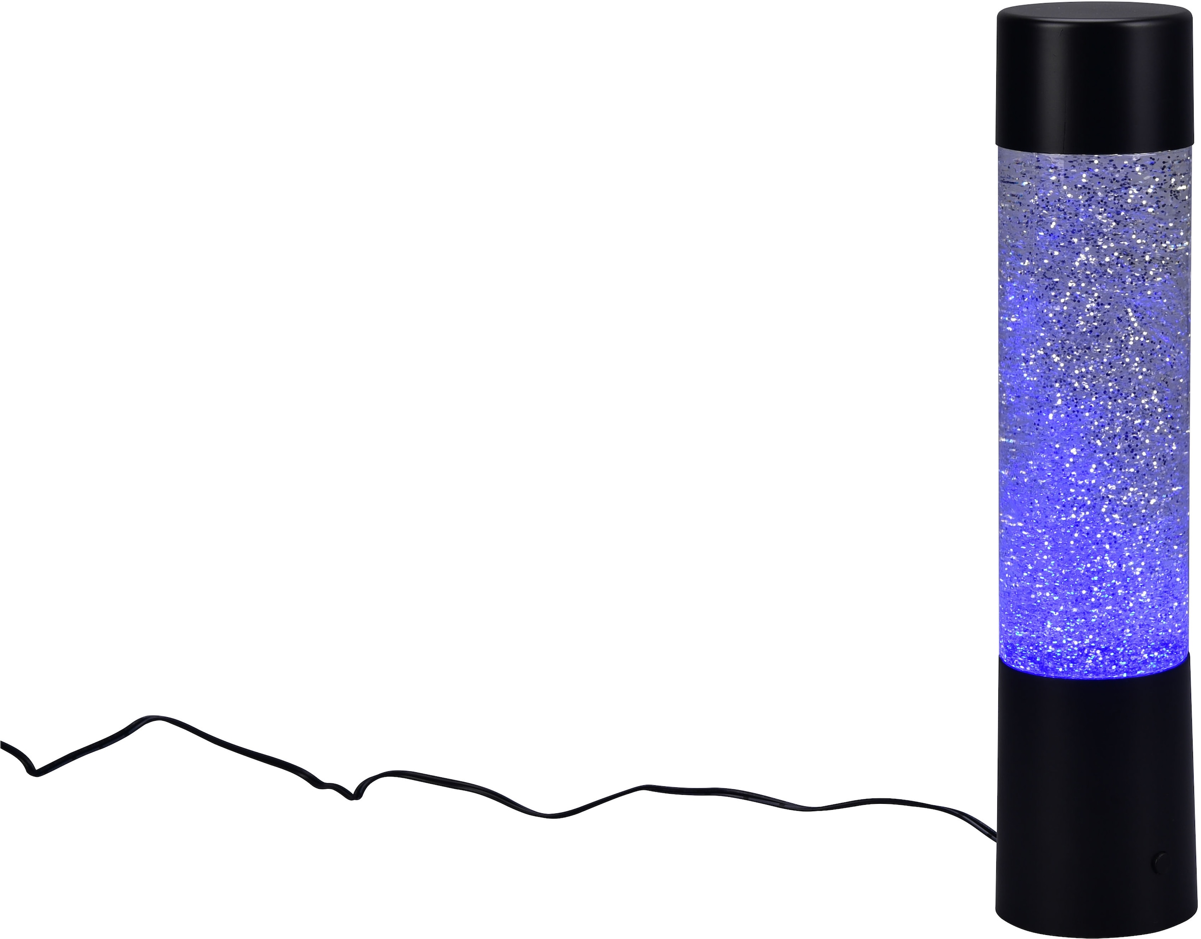 LED Tischleuchte »GLITTER, LED Wassersäule mit RGB Farbwechsel Glitzeroptik...