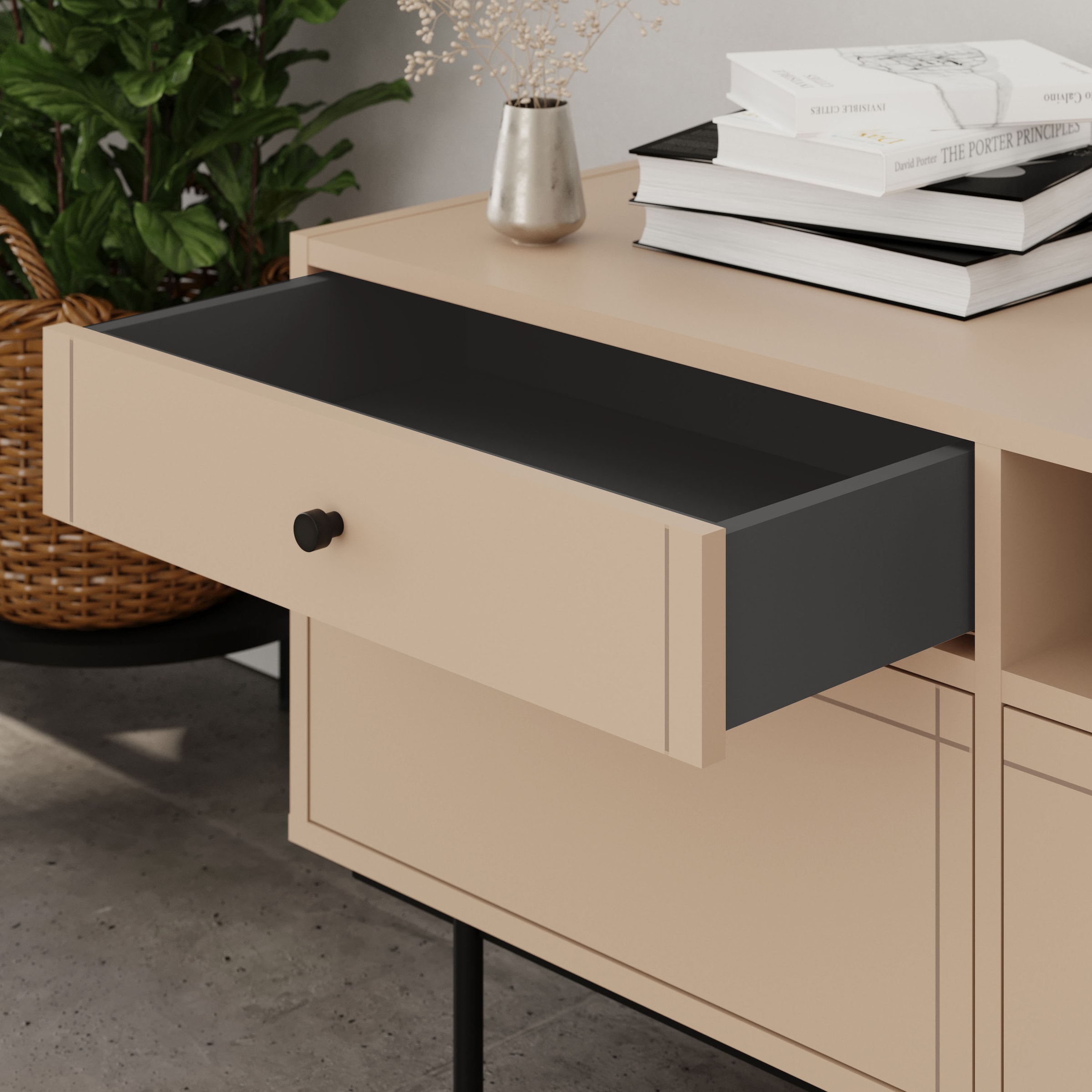 Home affaire TV-Board Seitlicher Design-Beistelltisch-stilvoll und funktional.