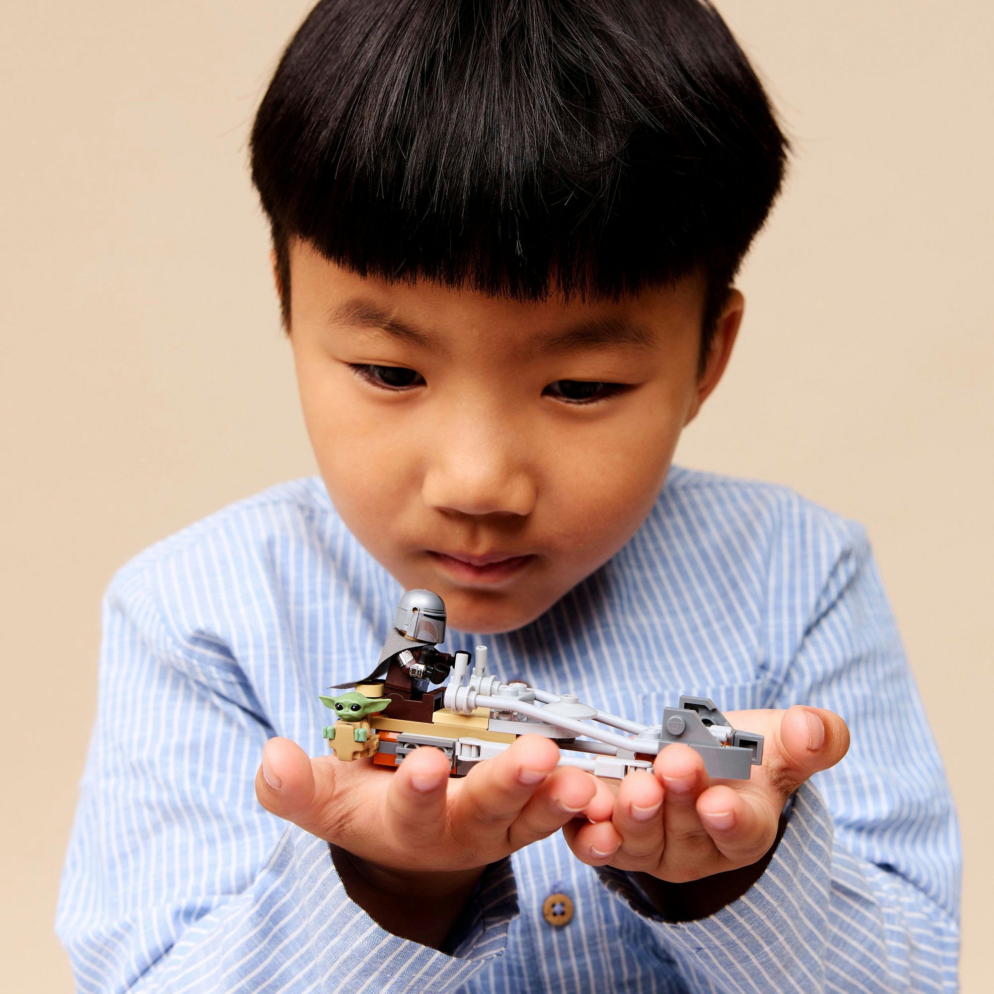 LEGO® Konstruktionsspielsteine »Der Mandalorianer und Grogu auf ihrem Speeder Bike (75436)« LEGO Star Wars