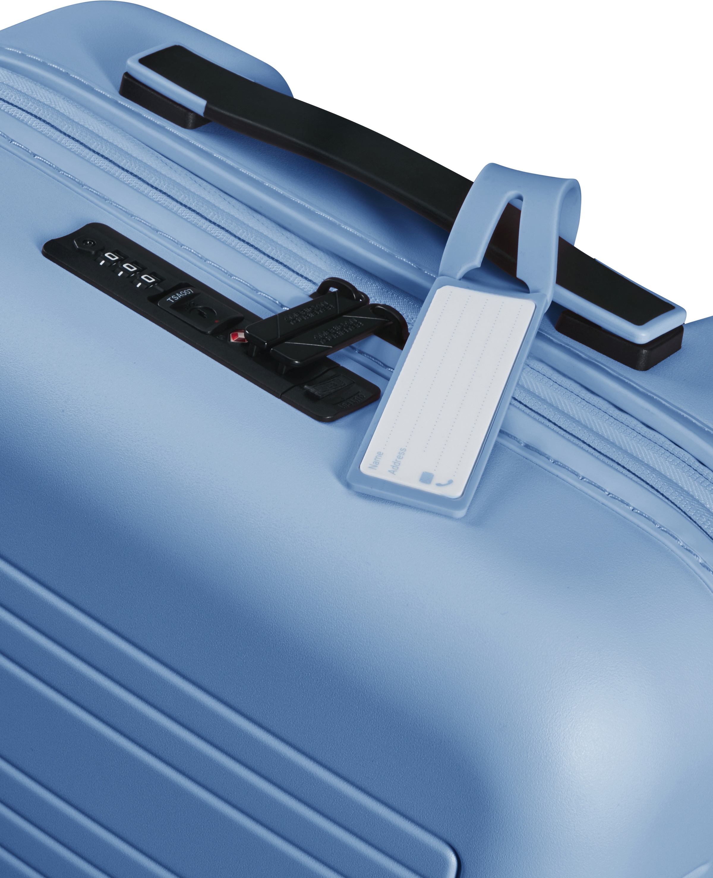 American Tourister® Hartschalen-Trolley »NOVASTREAM, 55 cm«, 4 Rollen, Handgepäck Trolley TSA-Zahlenschloss Volumenerweiterung USB-Schleuse