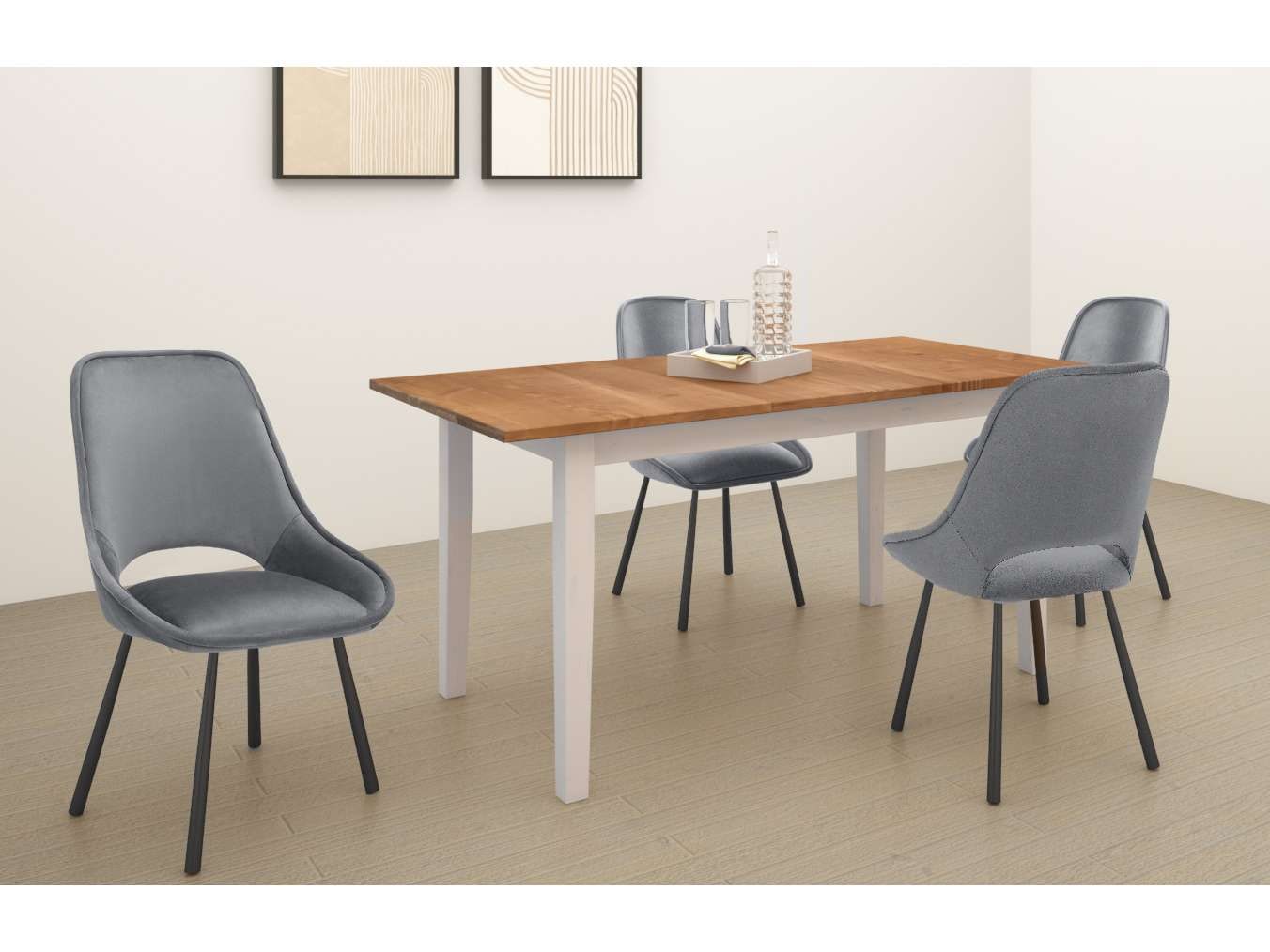 Home affaire Esstisch »Dakota«, aus massivem Kiefernholz, ausziehbar, Breite 160-200 cm
