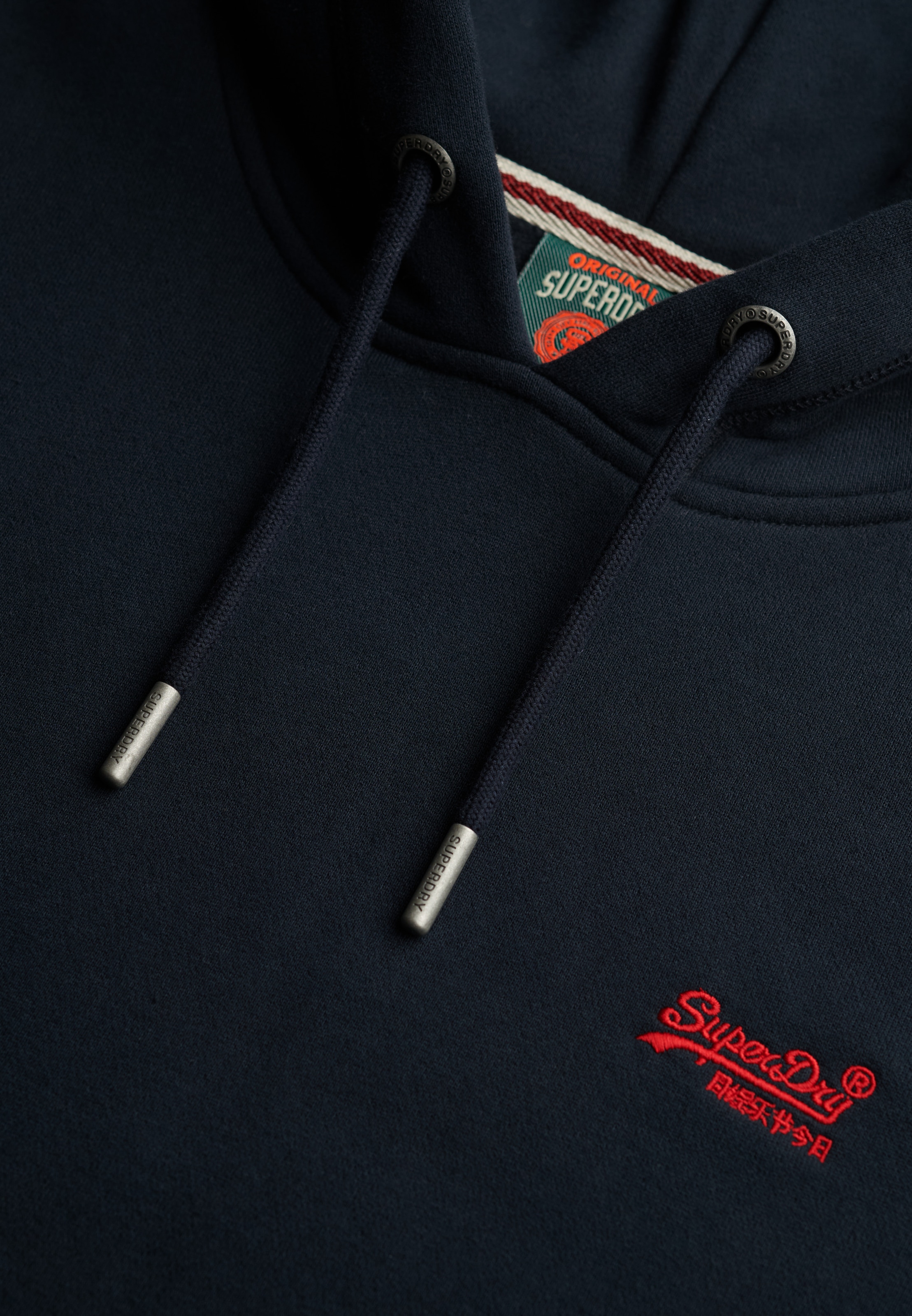 Superdry Kapuzensweatshirt »Essential Logo Hoodie Hb«, Baumwollmischung, loose fit
