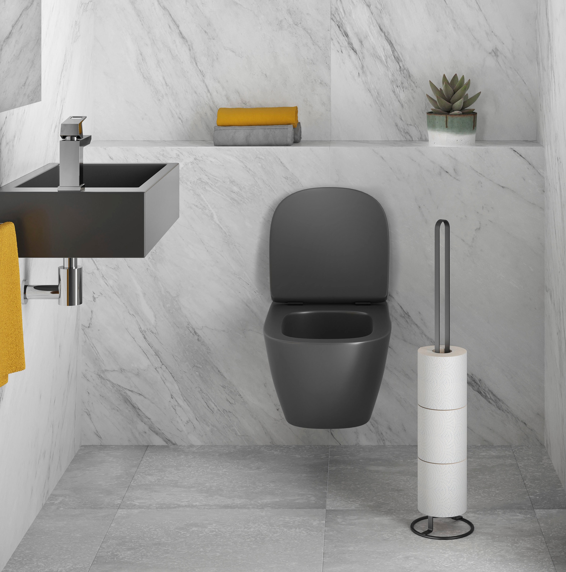 Metaltex Toilettenpapierhalter, mit Touch-Therm®-Beschichtung online XXL | 3 kaufen Jahren mit Garantie