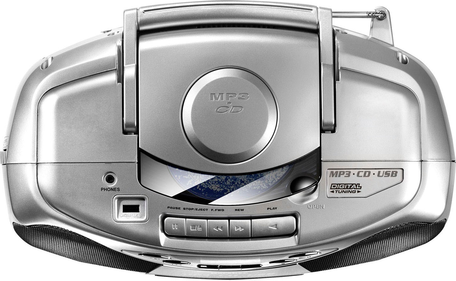 Karcher Boombox »RR 510«, (FM-Tuner), CD-Player, USB-Anschluss, Kassettenplayer, Radio mit Senderspeicher