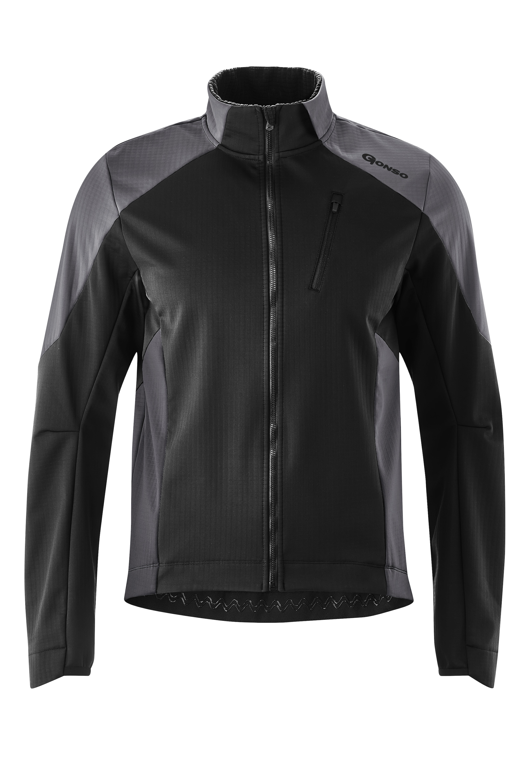 Gonso Fahrradjacke »TRAIL JACKET SOFTSHELL M«, Wasserabweisend, strapazierfähig, atmungsaktiv