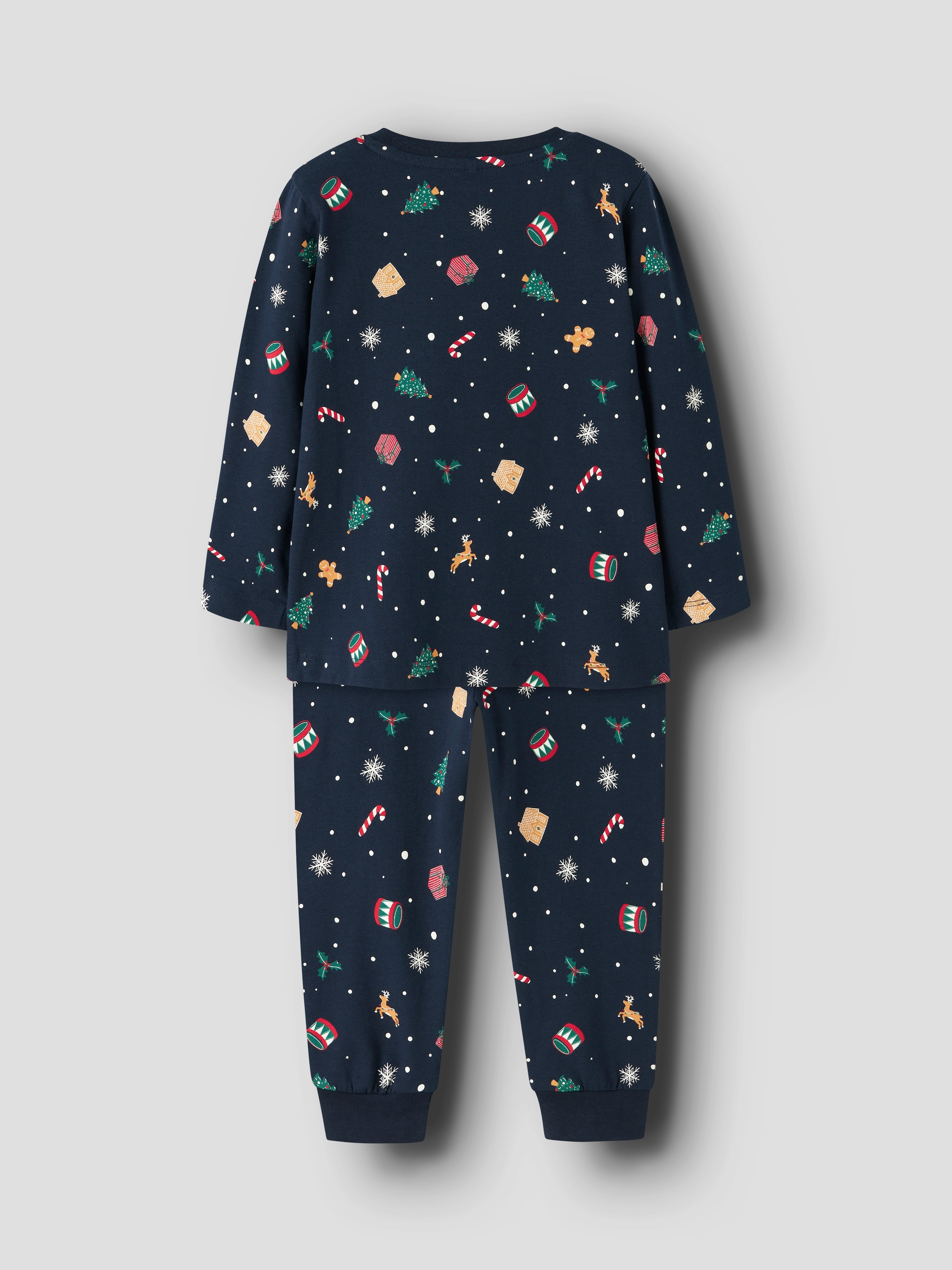 Name It Schlafanzug »NMNVISMAS LS NIGHTSET« Set, 2 Stk. tlg.,