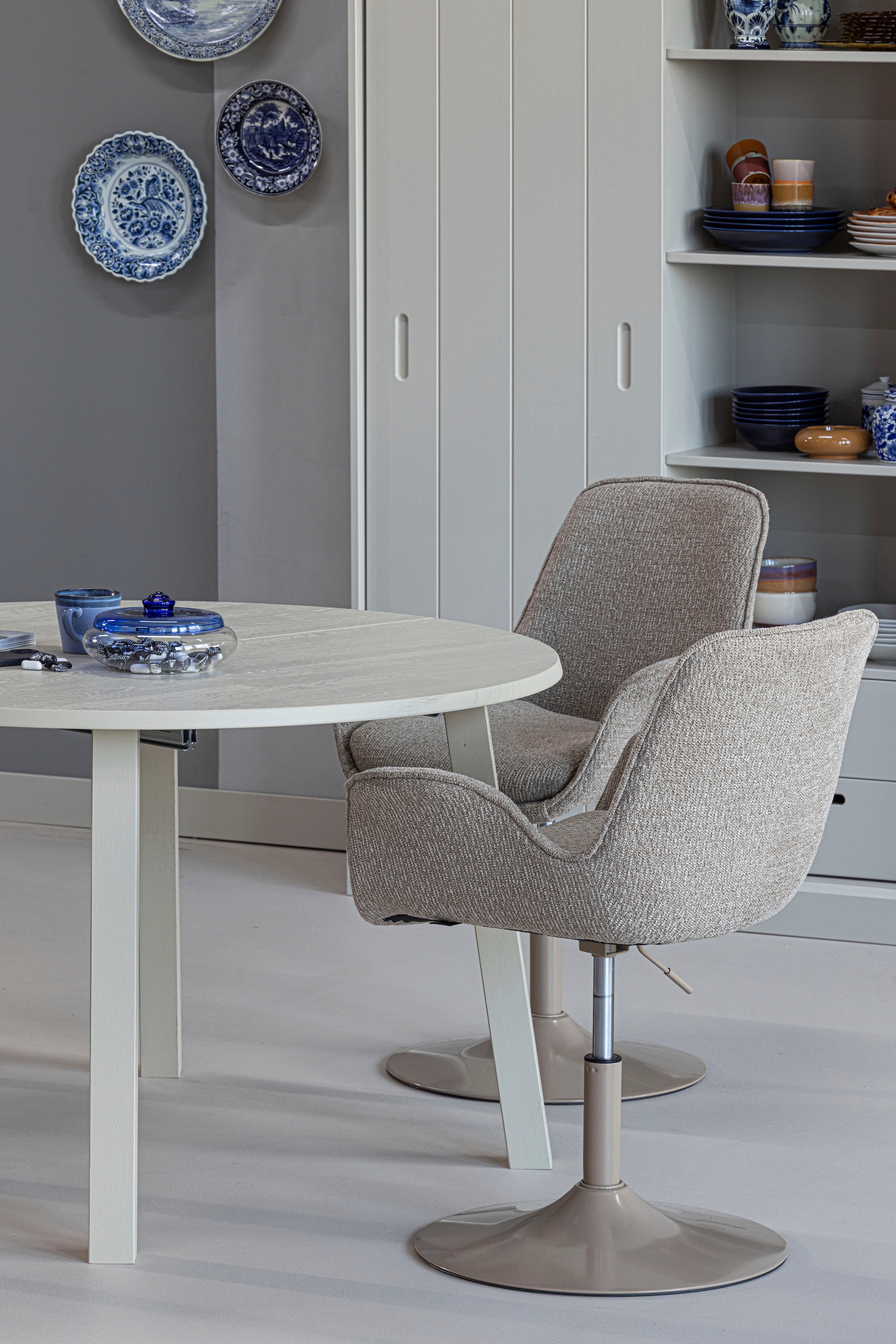 WOOOD Kulissentisch »Tablo mit FSC®-Mix Eichenholz ausziehbar, Ø 120 bis B 200 x H 75 cm« Ausziehbar von 120 bis 200 cm, Tragkraft 150 kg, sichtbare Maserung