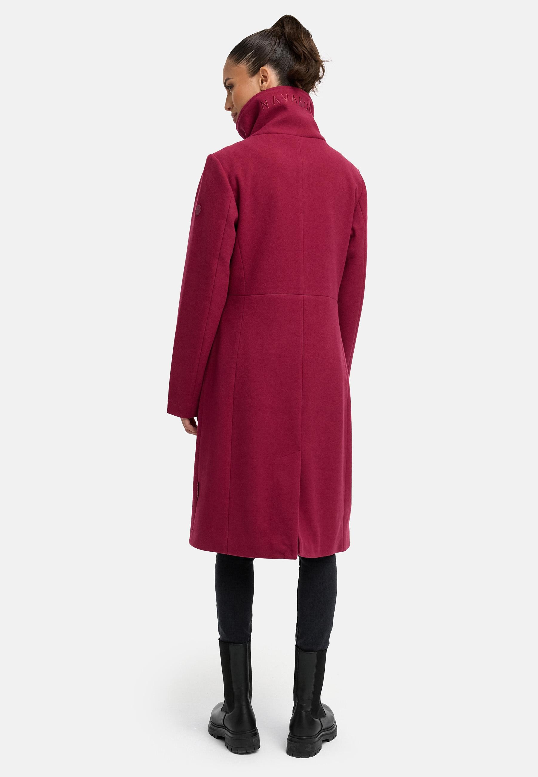 Navahoo Kurzmantel »Kurzmantel Samtrose 14«