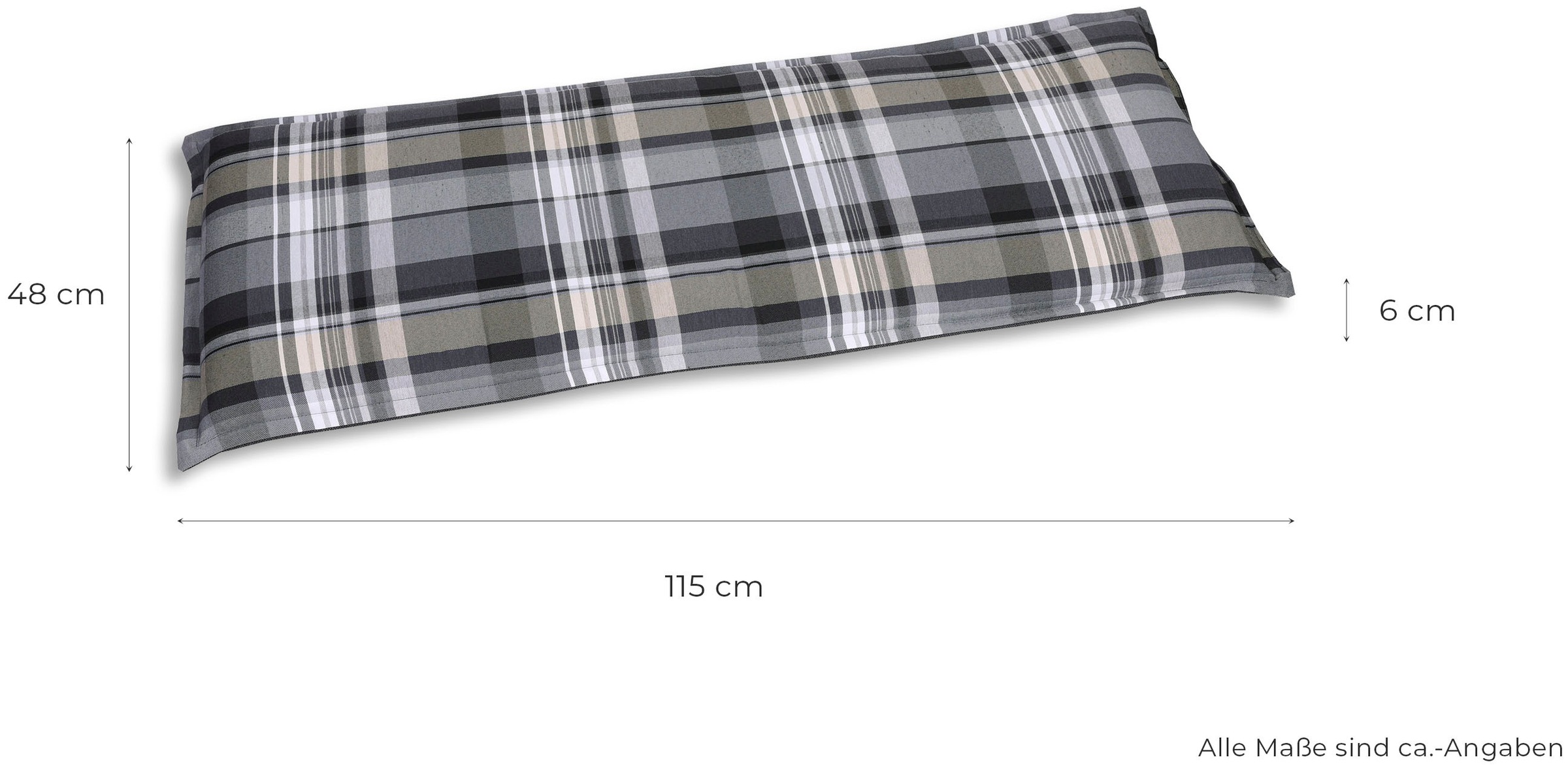 GO-DE Bankauflage »2-Sitzer«, 115x48 cm