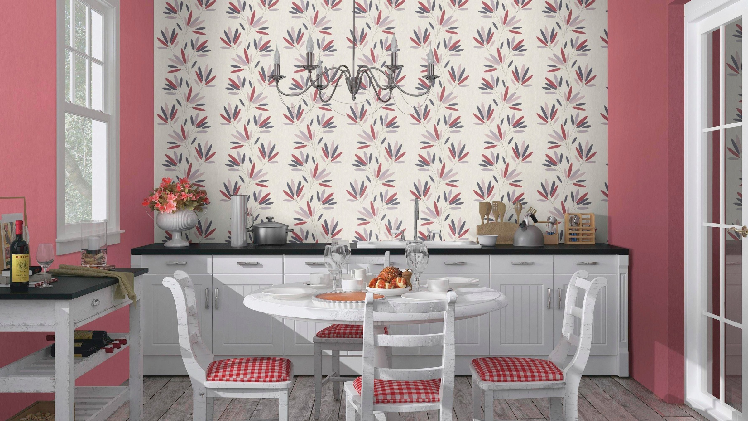 Rasch Strukturtapete »#Tapetenwechsel«, gemustert-floral