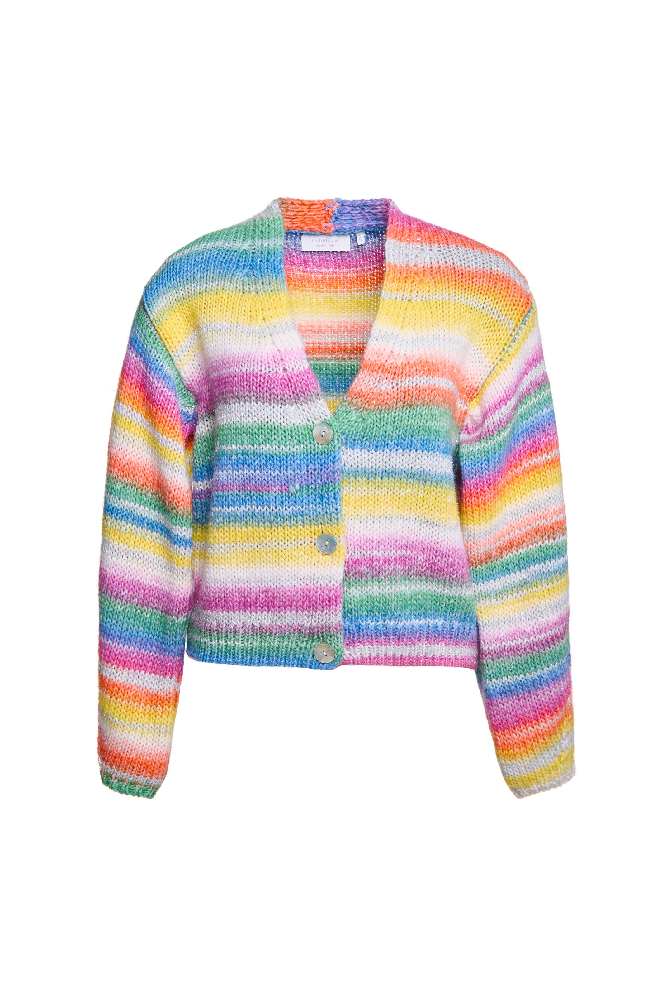 RICHROYAL Cardigan, Mit auffälligen Streifenmuster