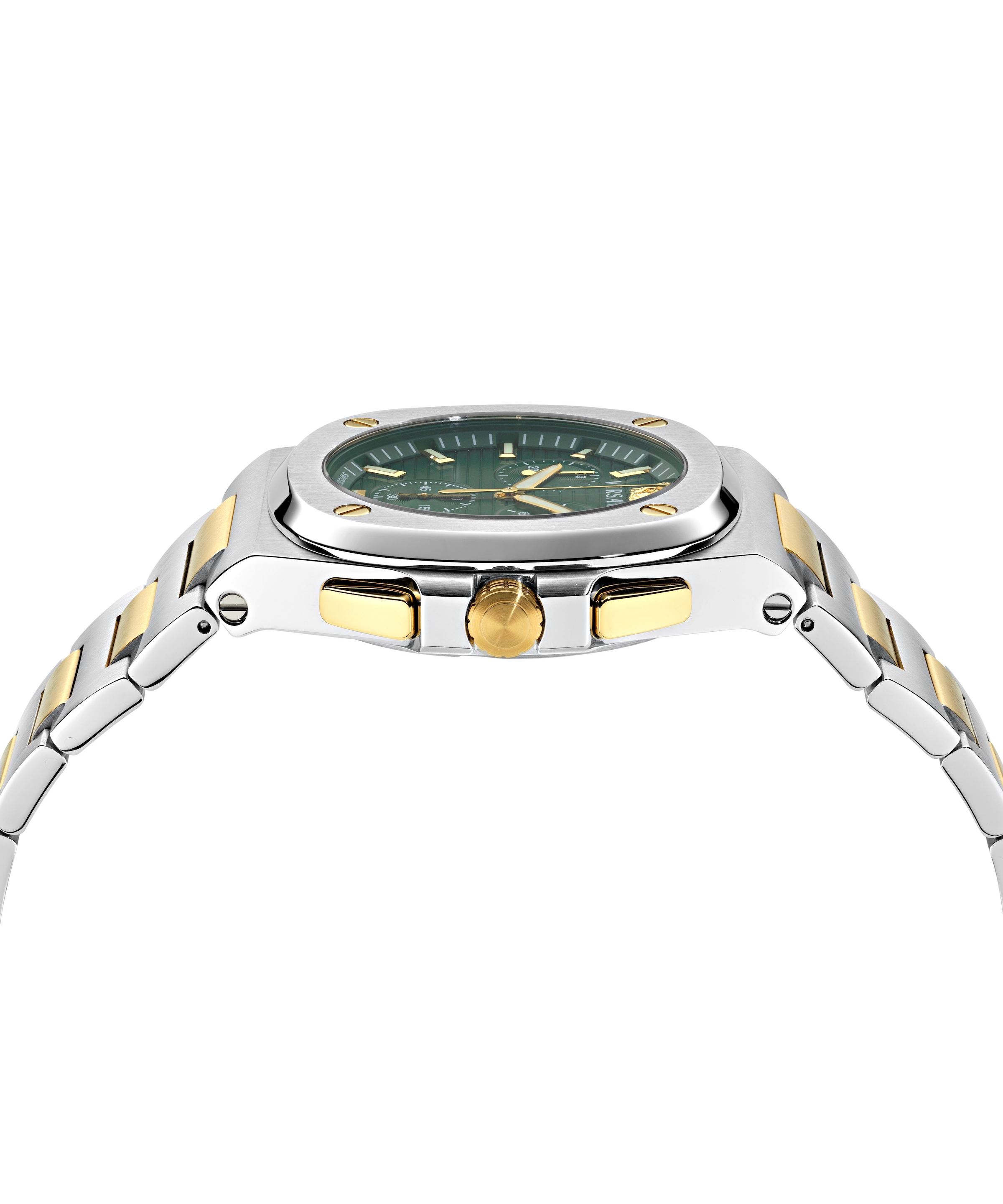 Versace Chronograph »TOLOMEO CHRONO« Quarzuhr, Armbanduhr, Herrenuhr, Swiss Made, Edelstahlarmband, analog