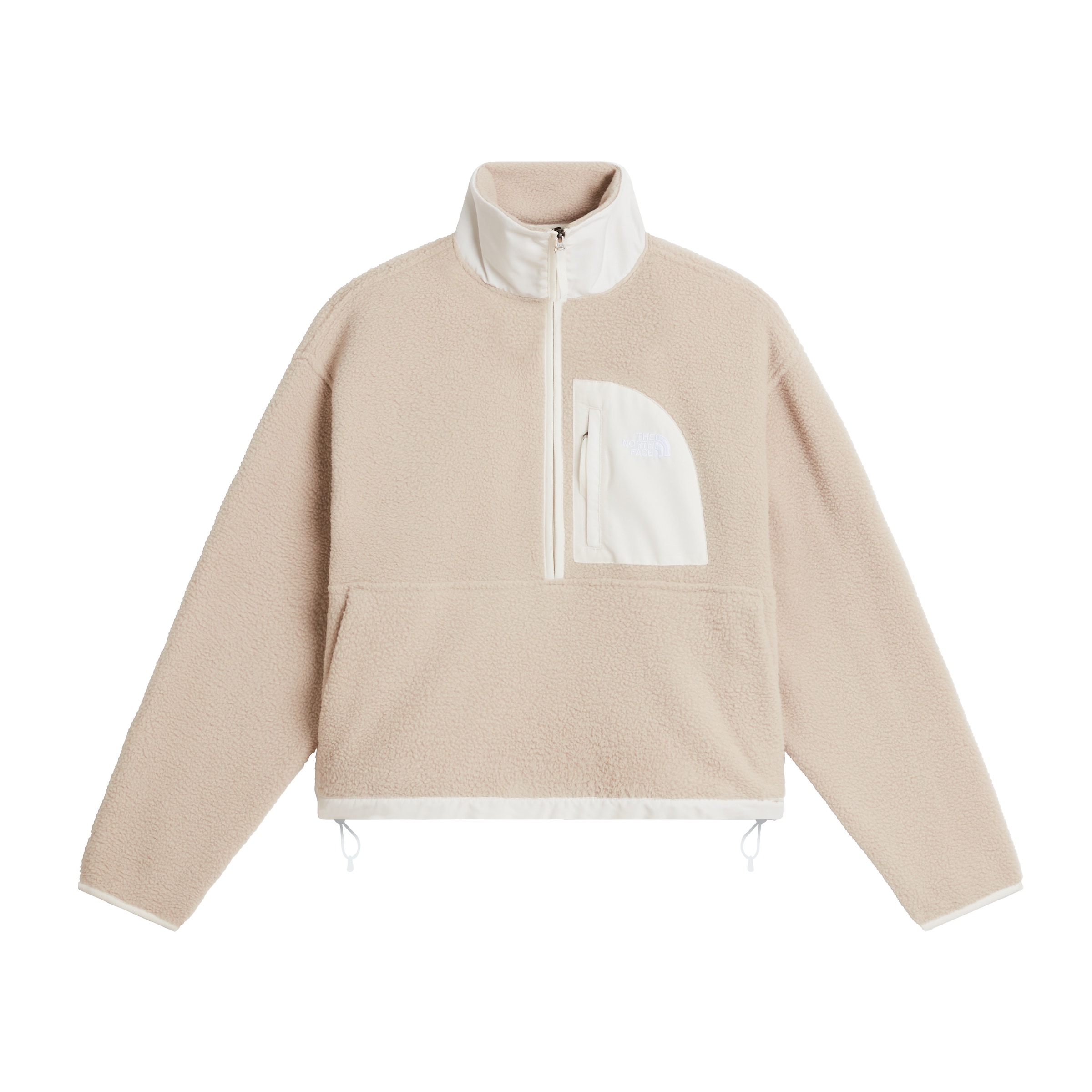 The North Face Fleeceshirt »W YUMIORI OFF PEAK 1/2 ZIP JACKET« Fleeceshirt für Sport- und Outdoor-Aktivitäten, mit Rundhalsausschnitt