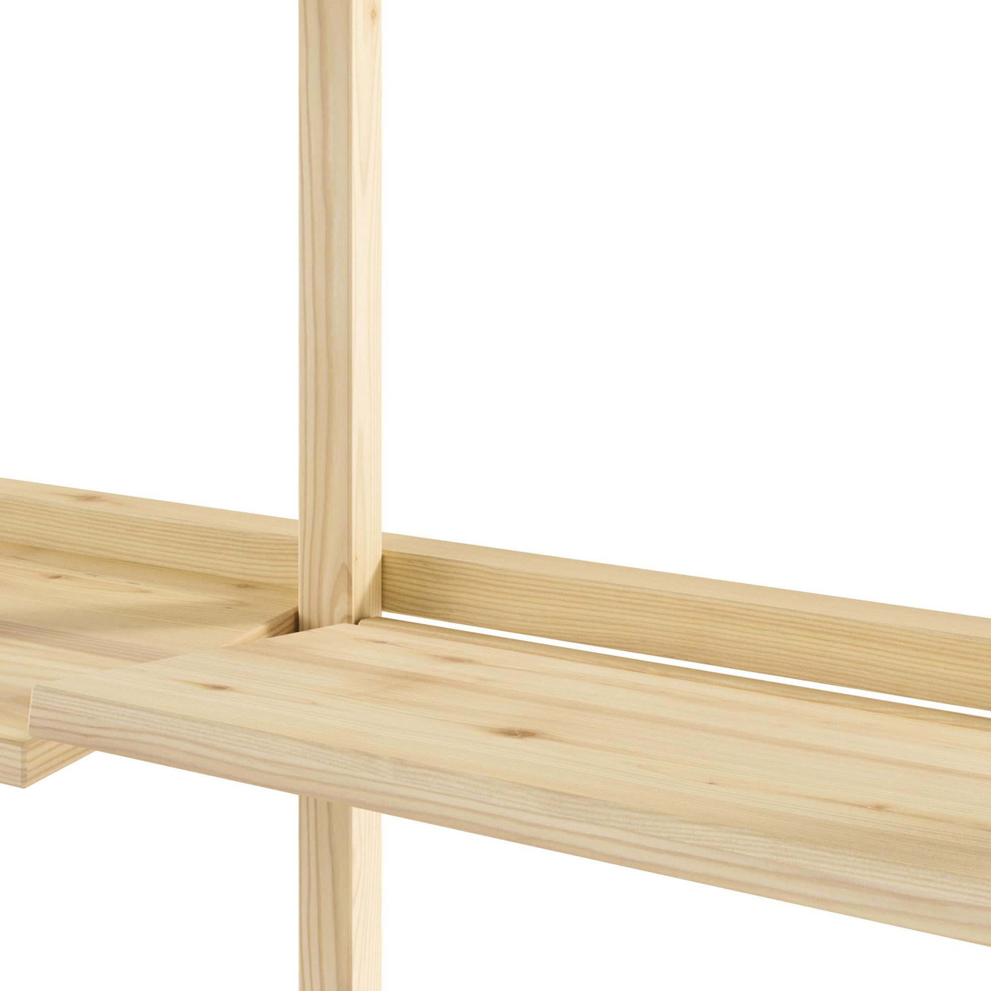 Karup Design Wandregal »Groove Shelving Wide, Wandregal, Aufbewahrung, Deko, Platzsparend«, (B/T/H ca: 192x25,5x47,5cm), inkl. 6 Abnehmbare Regalböden aus FSC®-zertifiziertem Massivholz