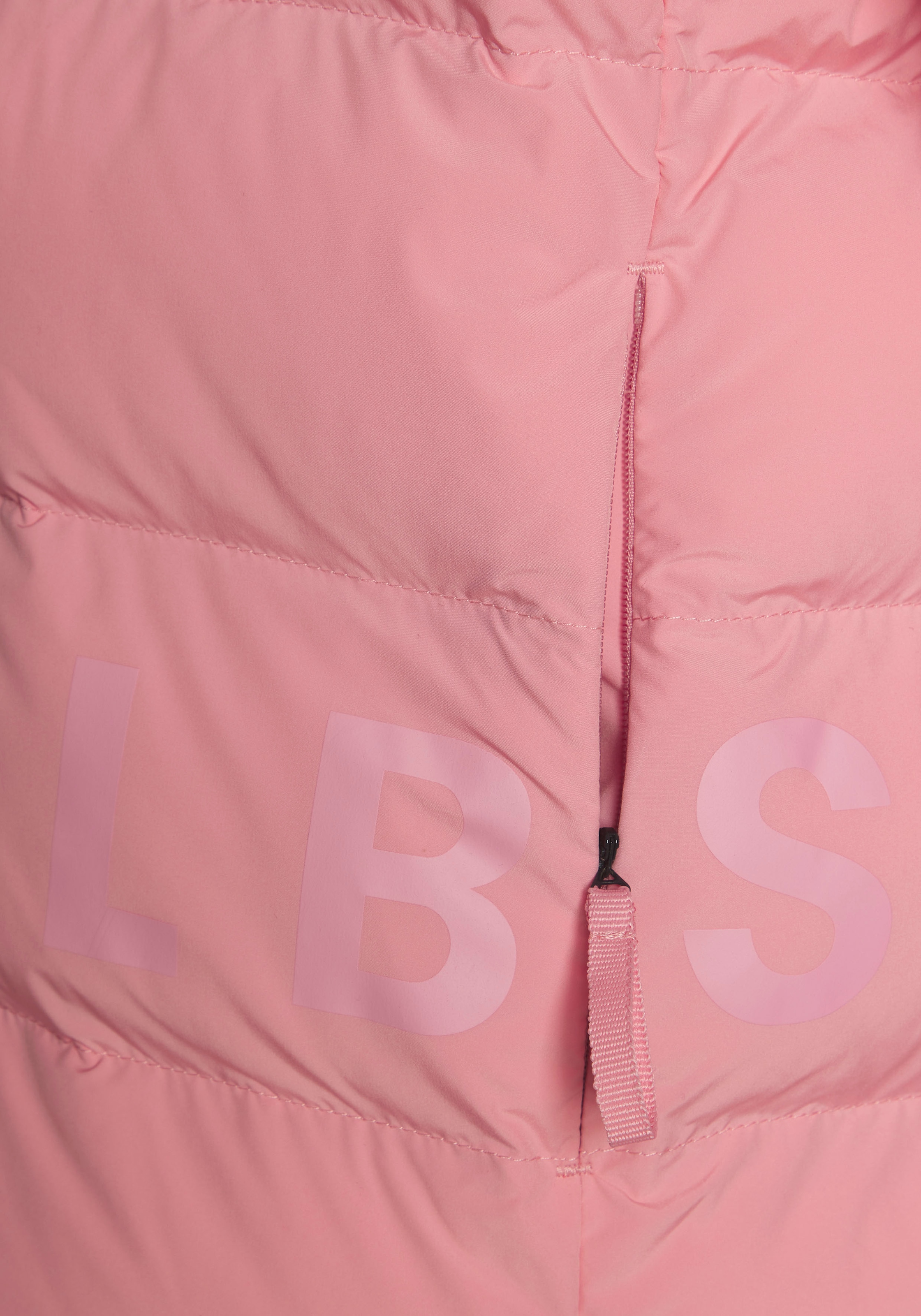 Elbsand Steppjacke, mit großem seitlichen Logo-Print