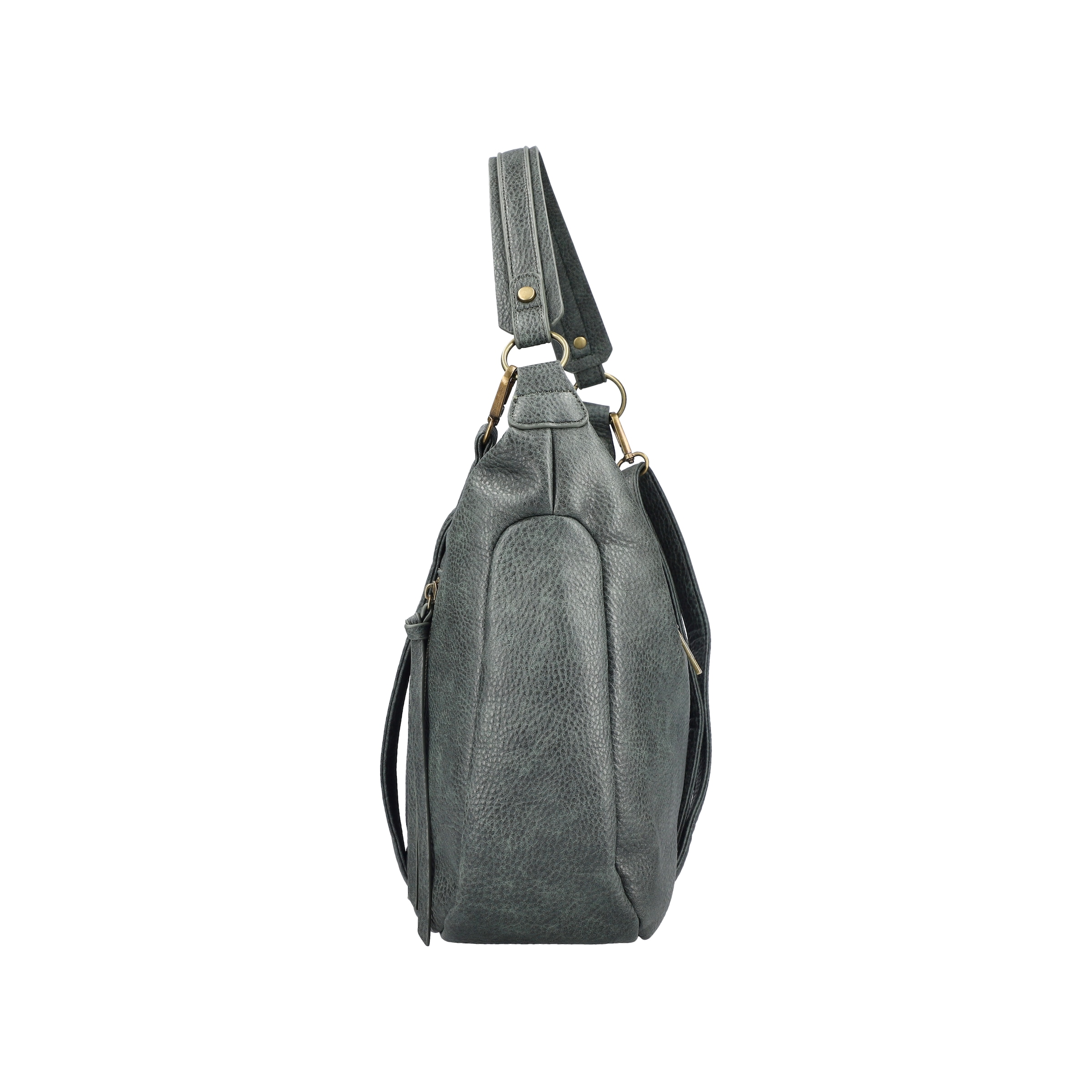 Rieker Handtasche Schultertasche, Damen Umhängetasche mit abnehmbarem Umhängeriemen