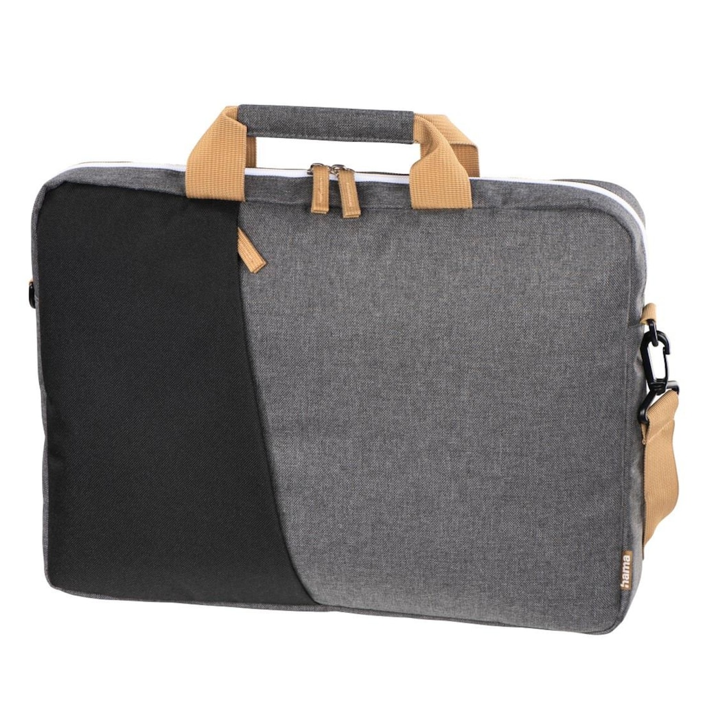 Hama Laptoptasche »Laptop Tasche "Florenz", bis 36 cm (14,1"), Schwarz, Grau«
